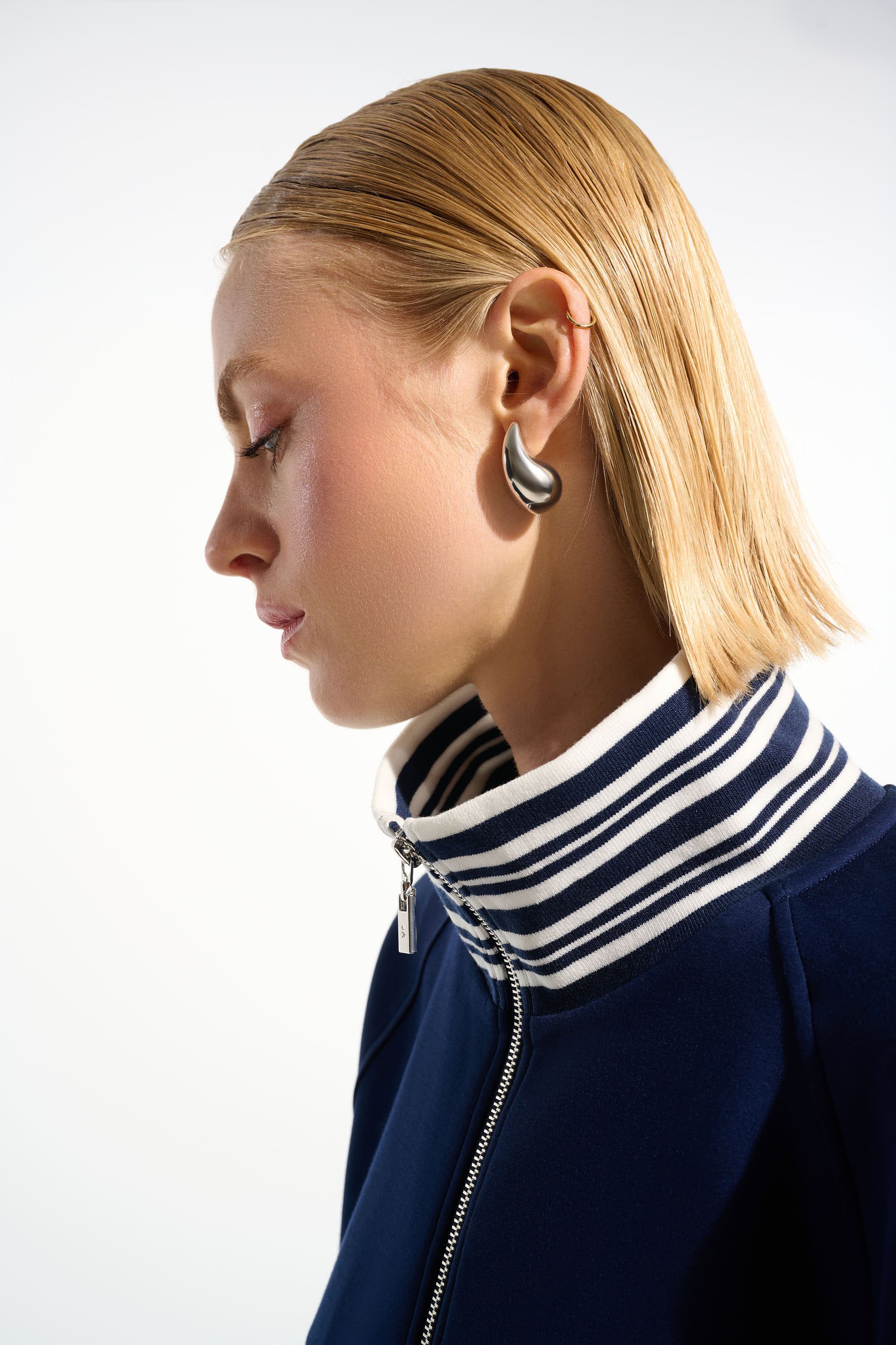 Zip Front Scuba Jersey Jacket