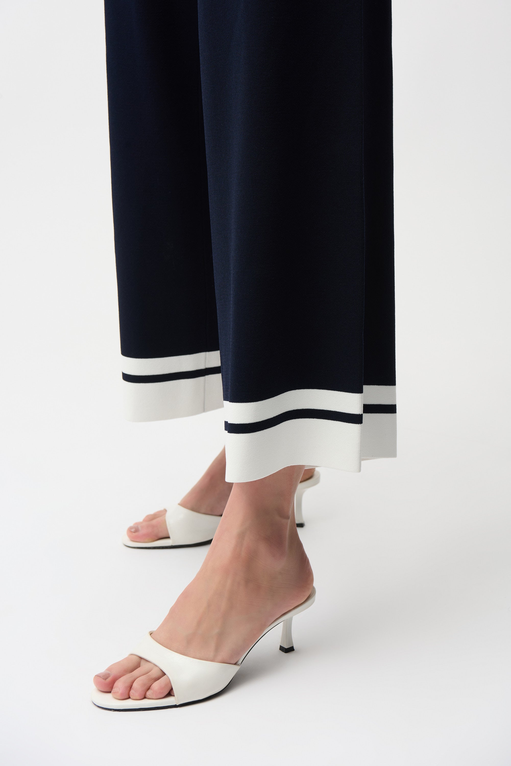 Color Block Knit Culotte