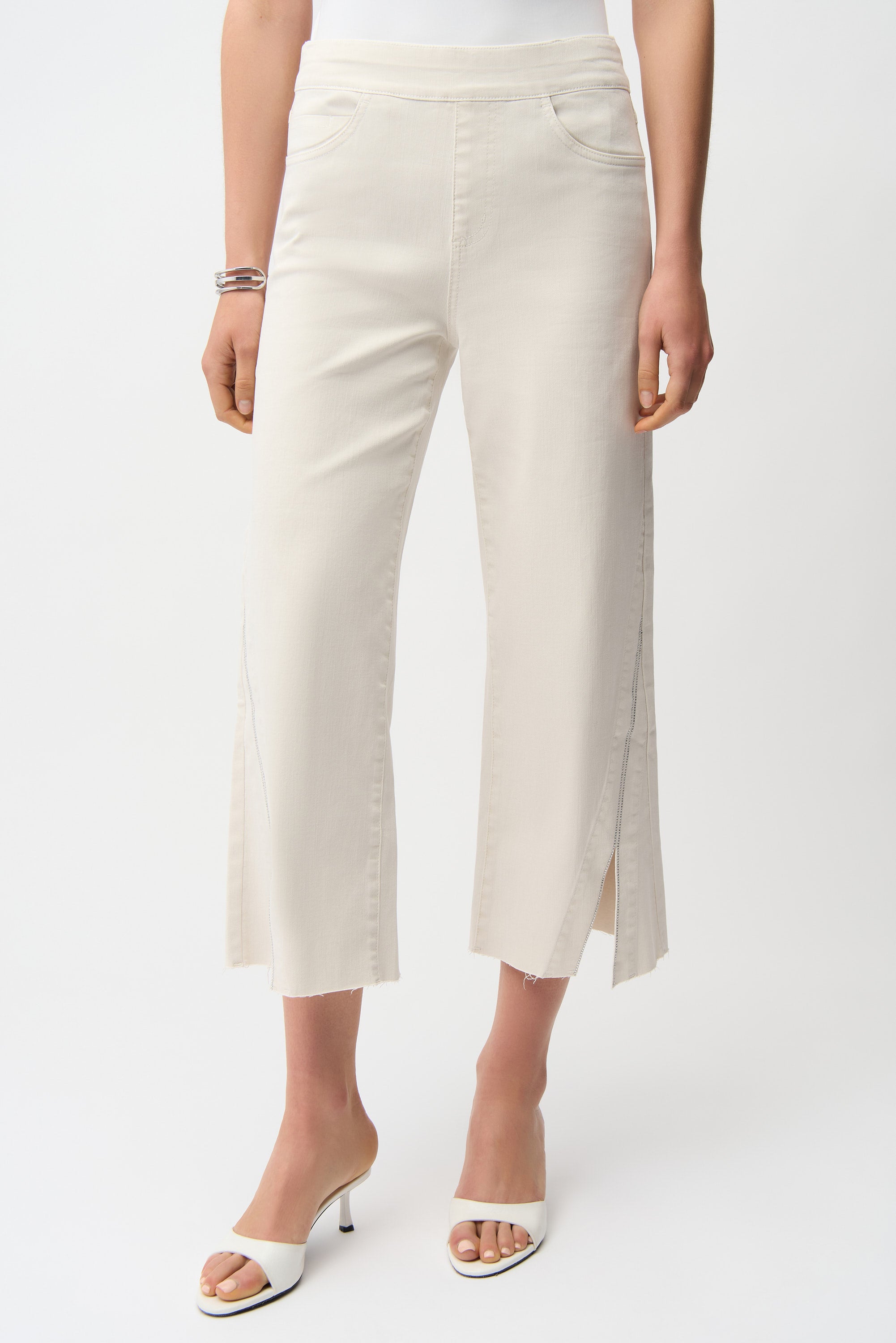 Wide Leg Twill Culotte