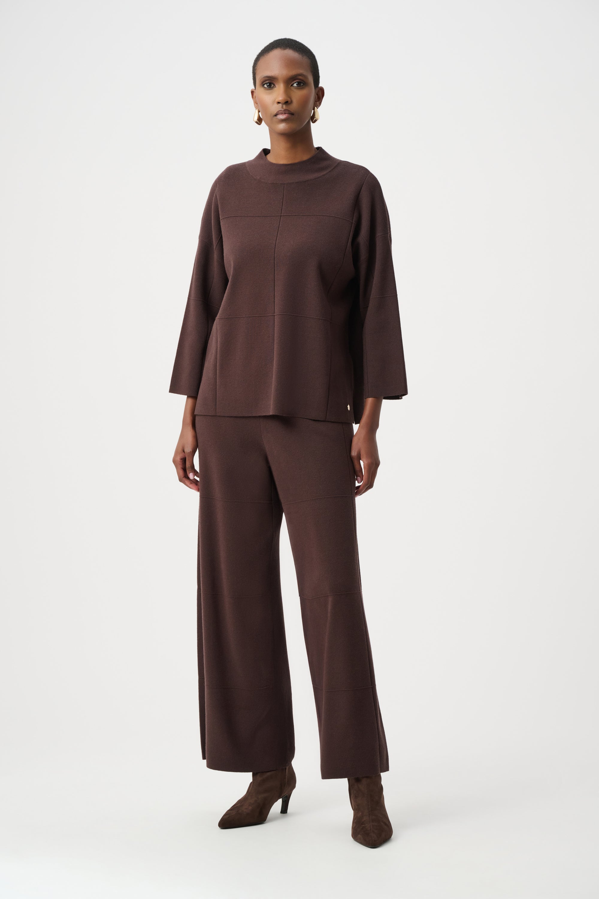 Mock Neck Knit Top