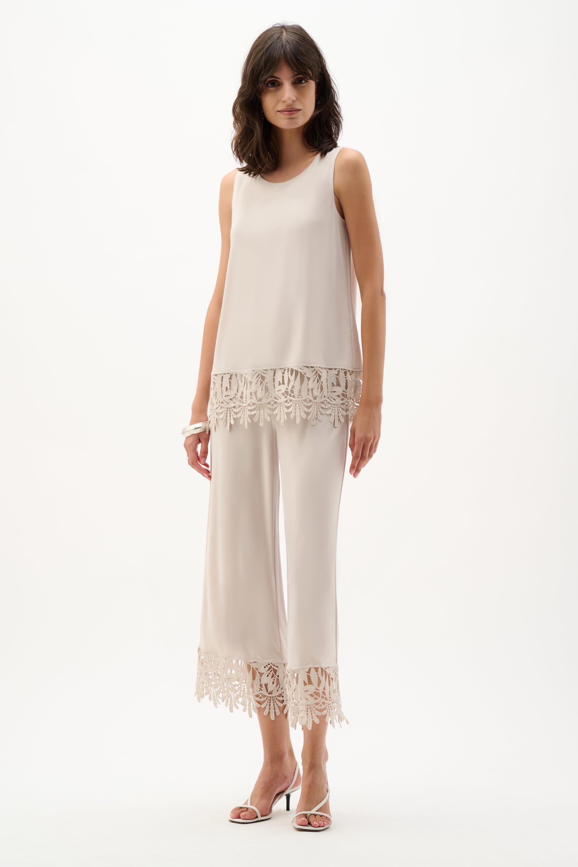 Lace Hem Tank Top