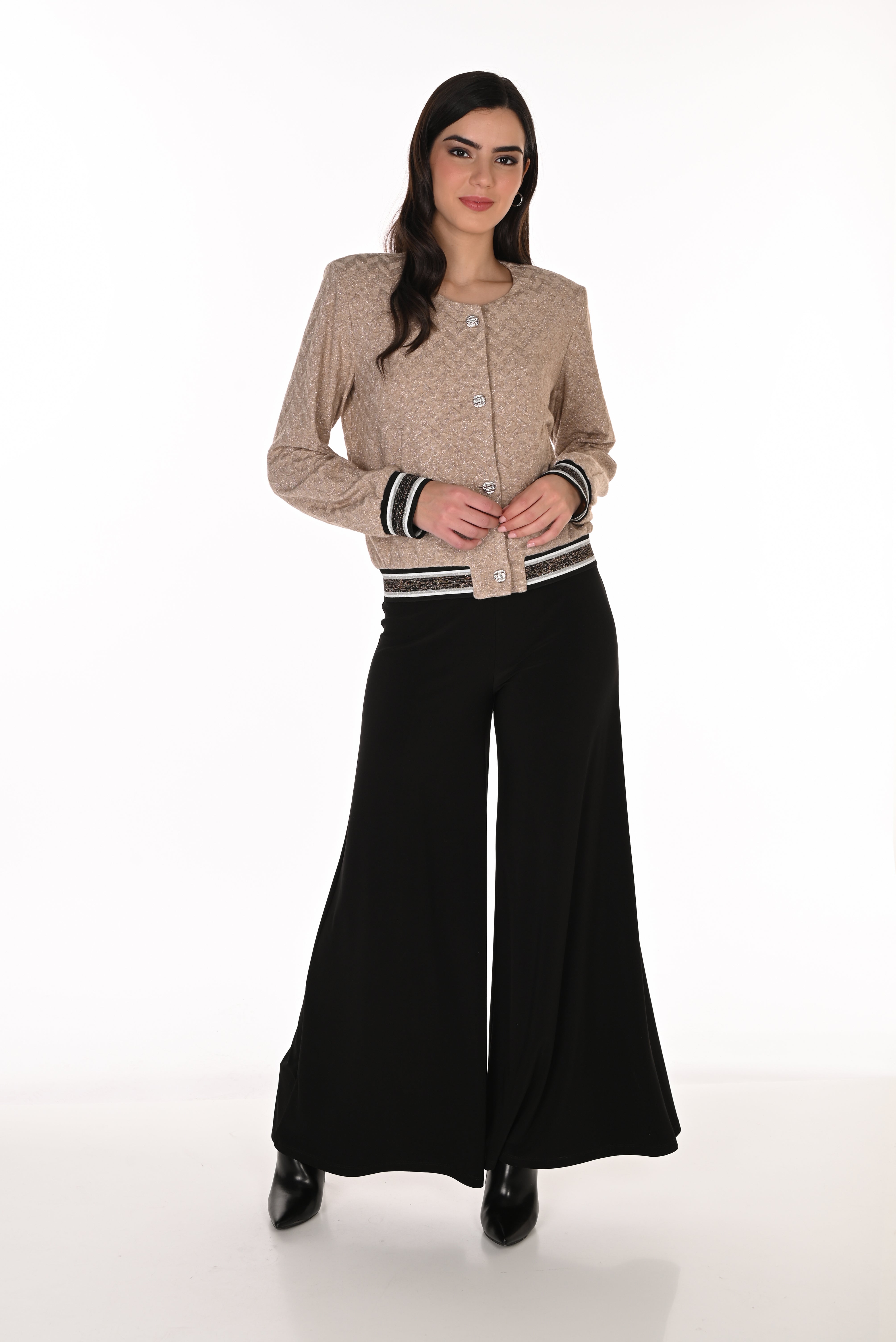 Wide Leg Jersey Pant
