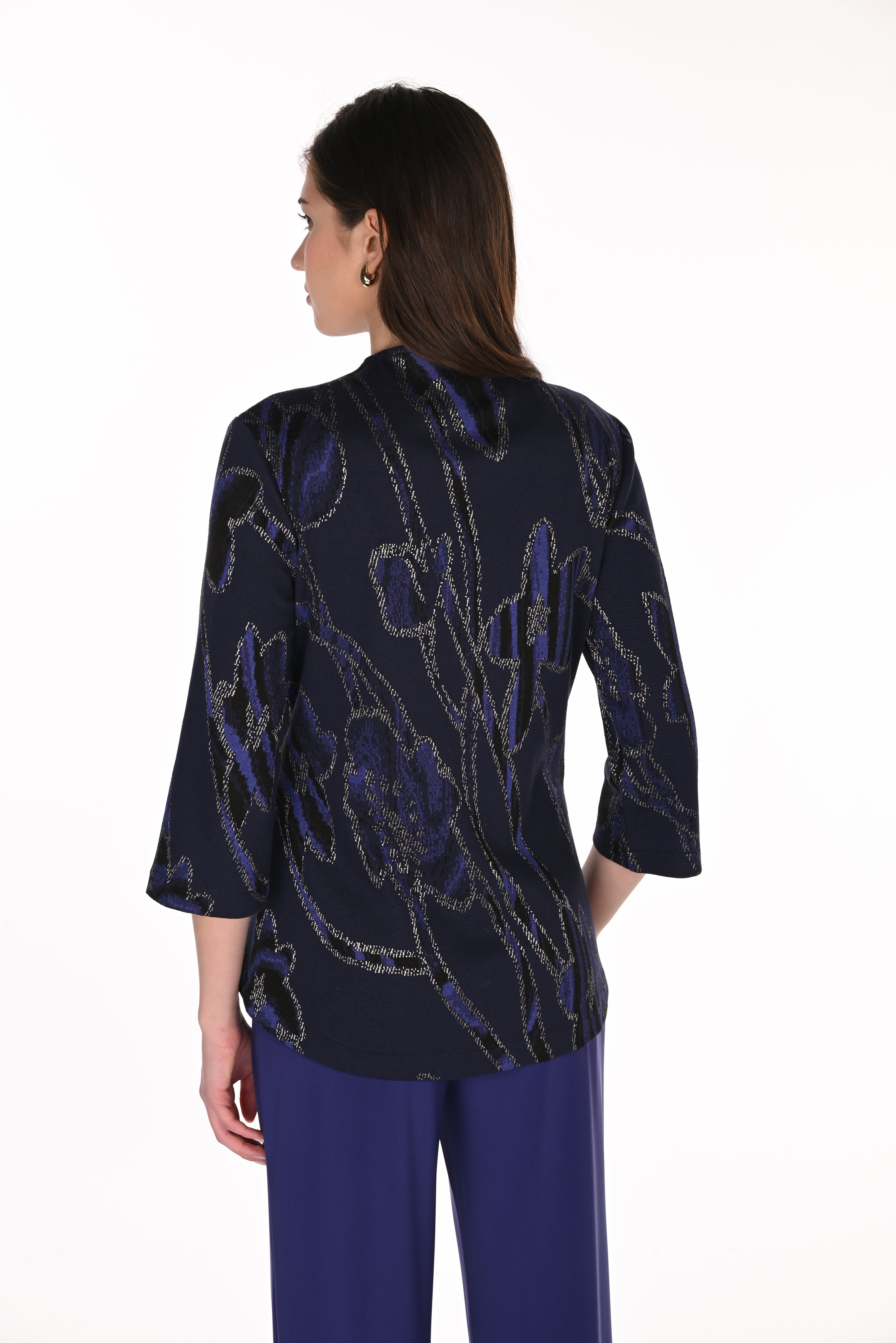 Abstract Knit Jacket