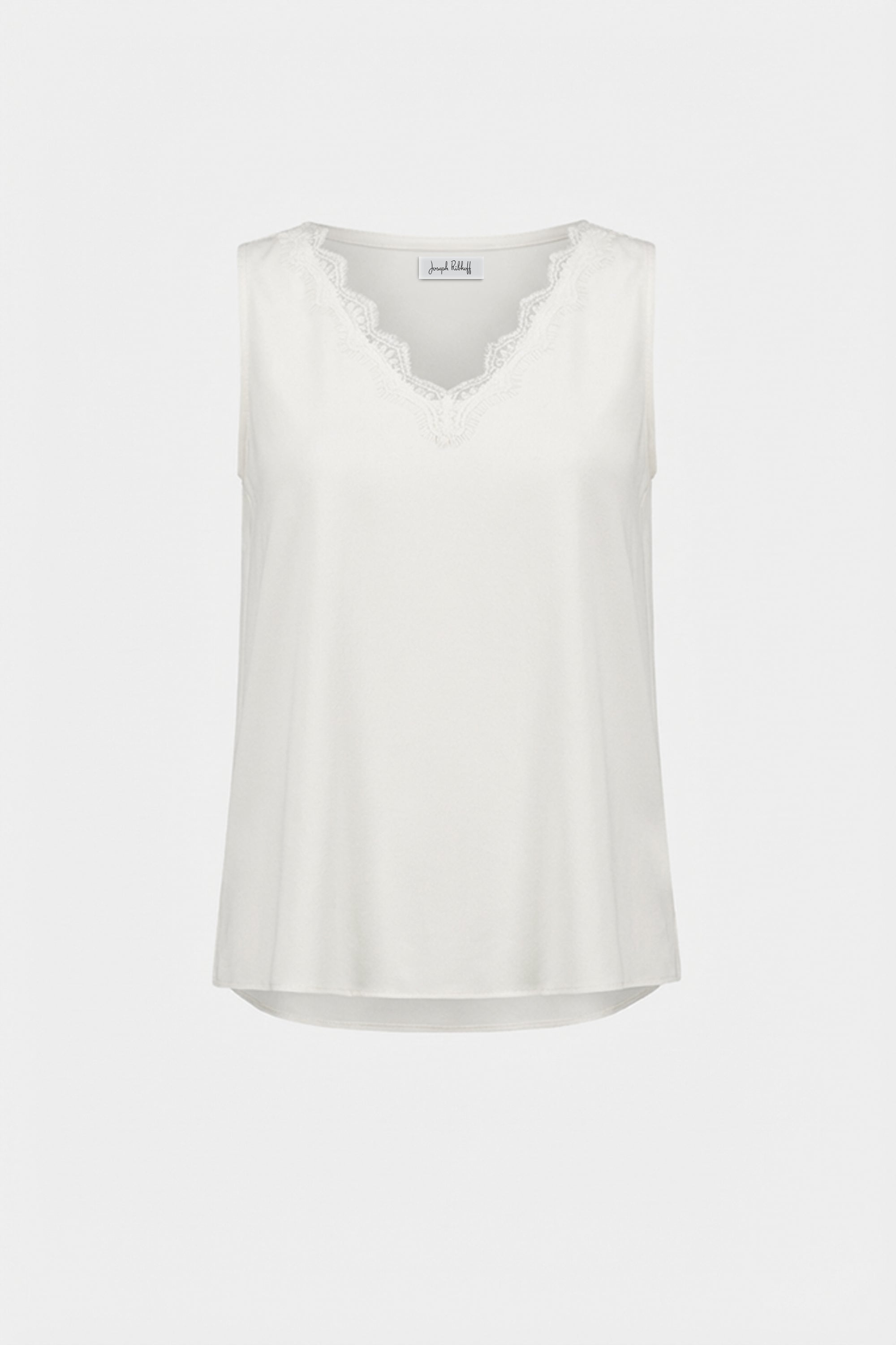 Lace Trim V-neck Top