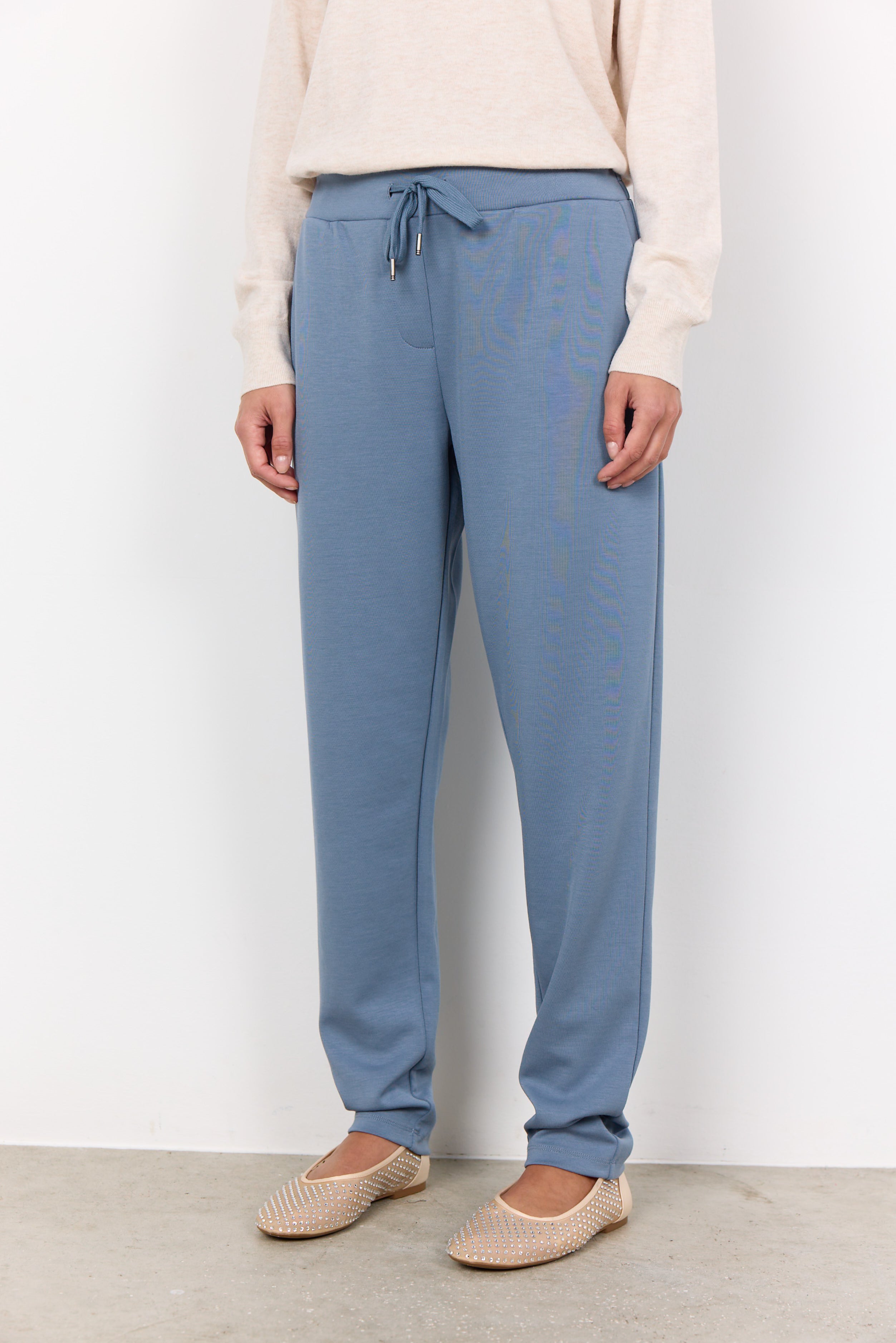 Drawstring Tapered Leg Modal Pant