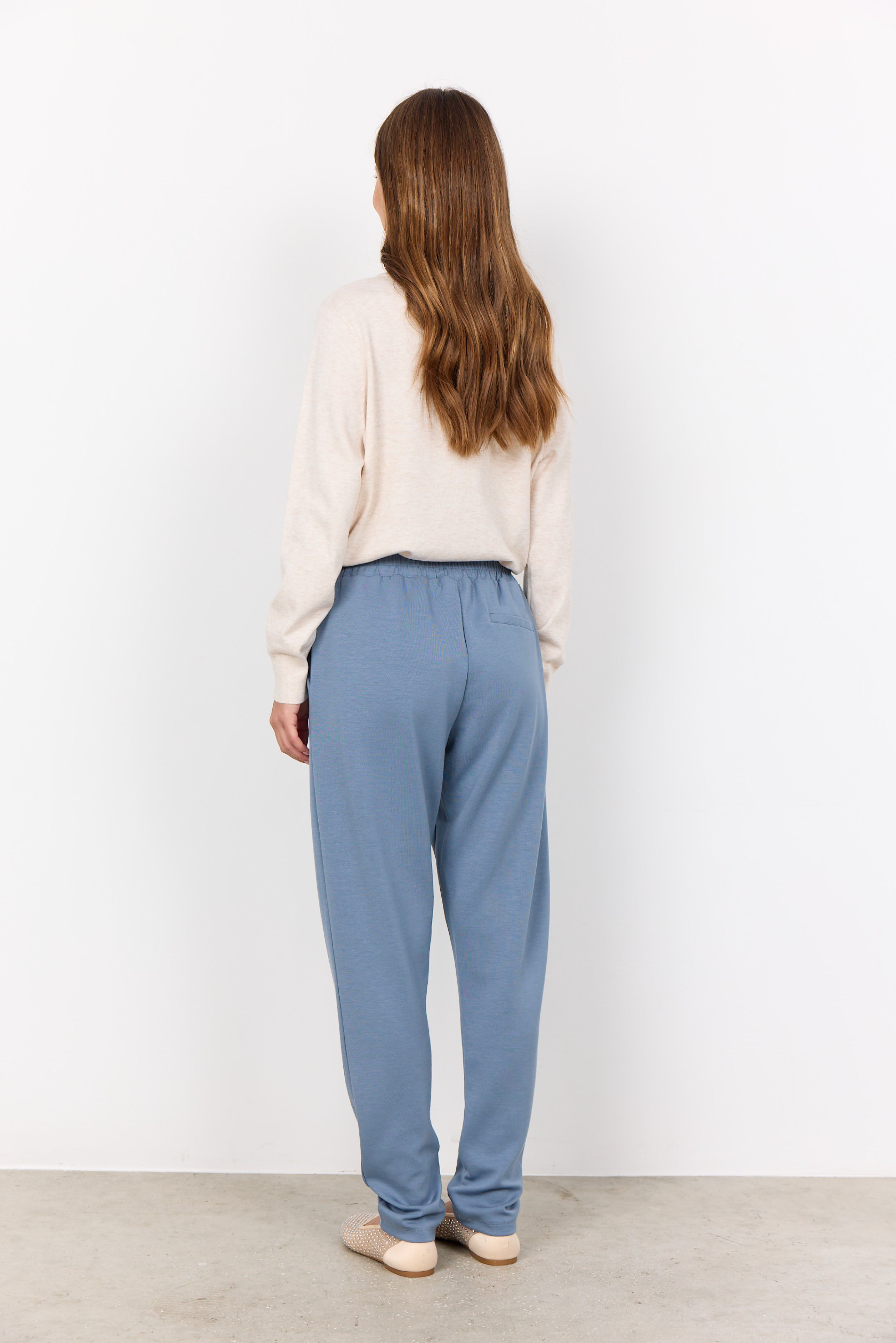 Drawstring Tapered Leg Modal Pant