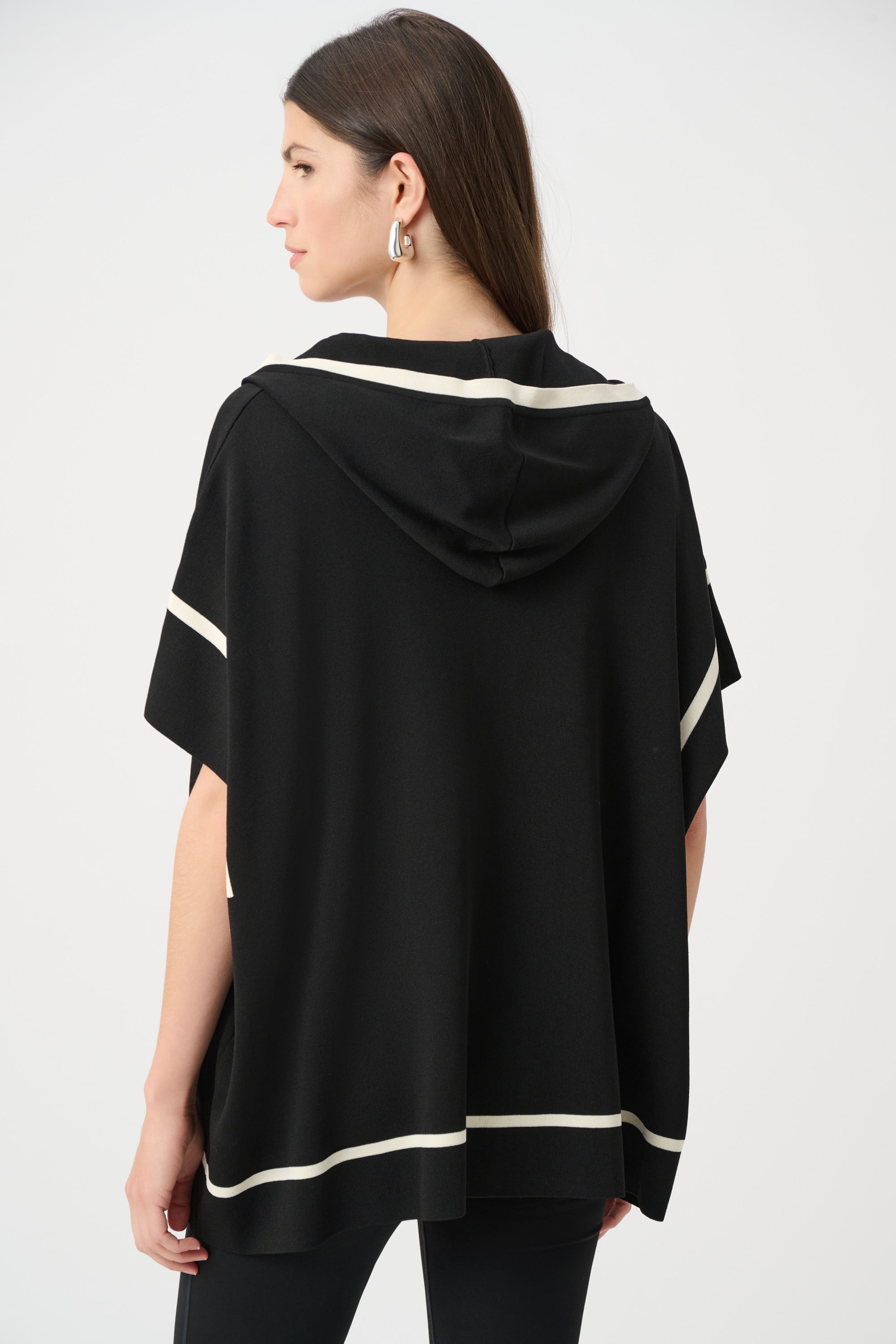 Zip Front Hood Knit Jacket