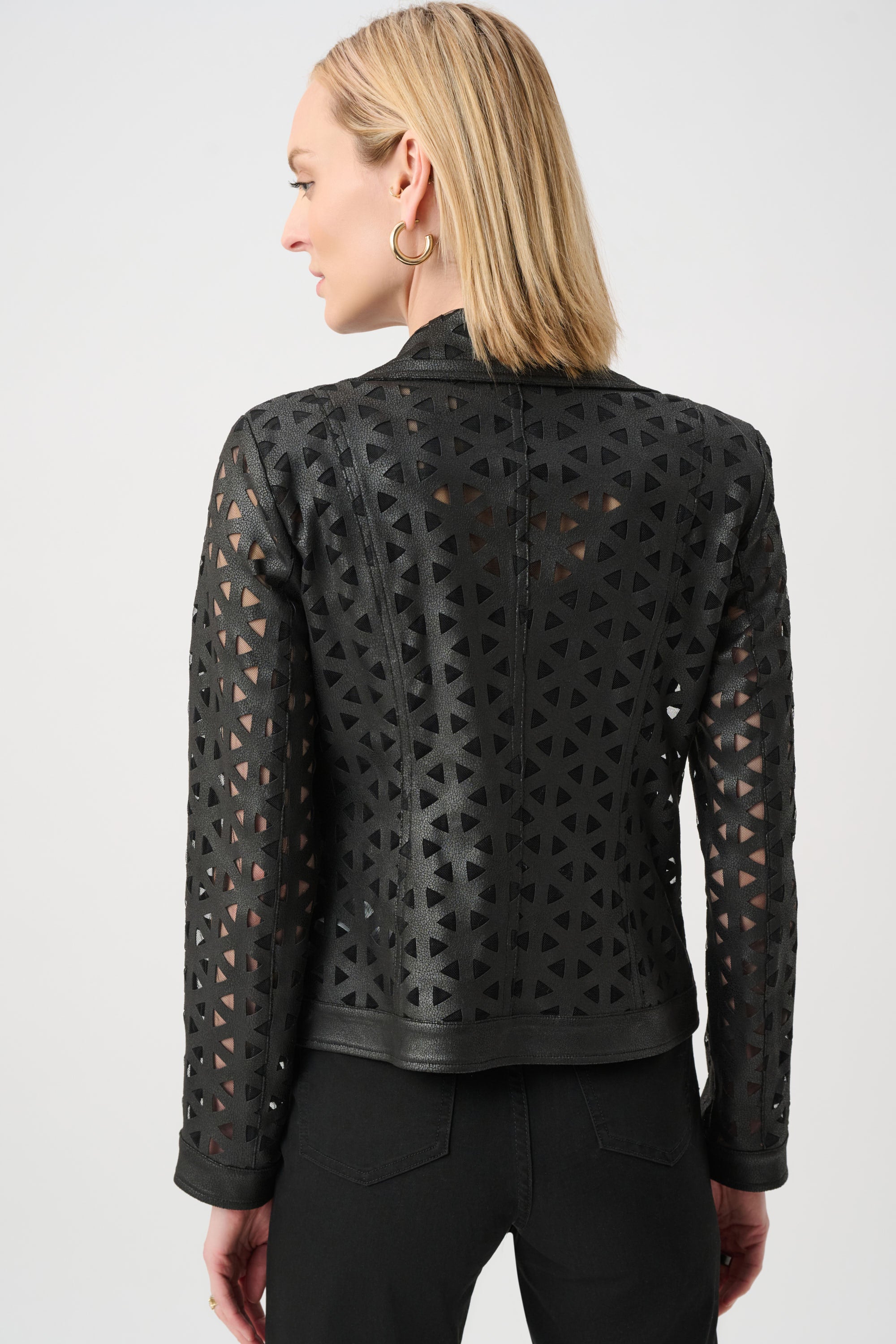 Faux Suede Moto Jacket