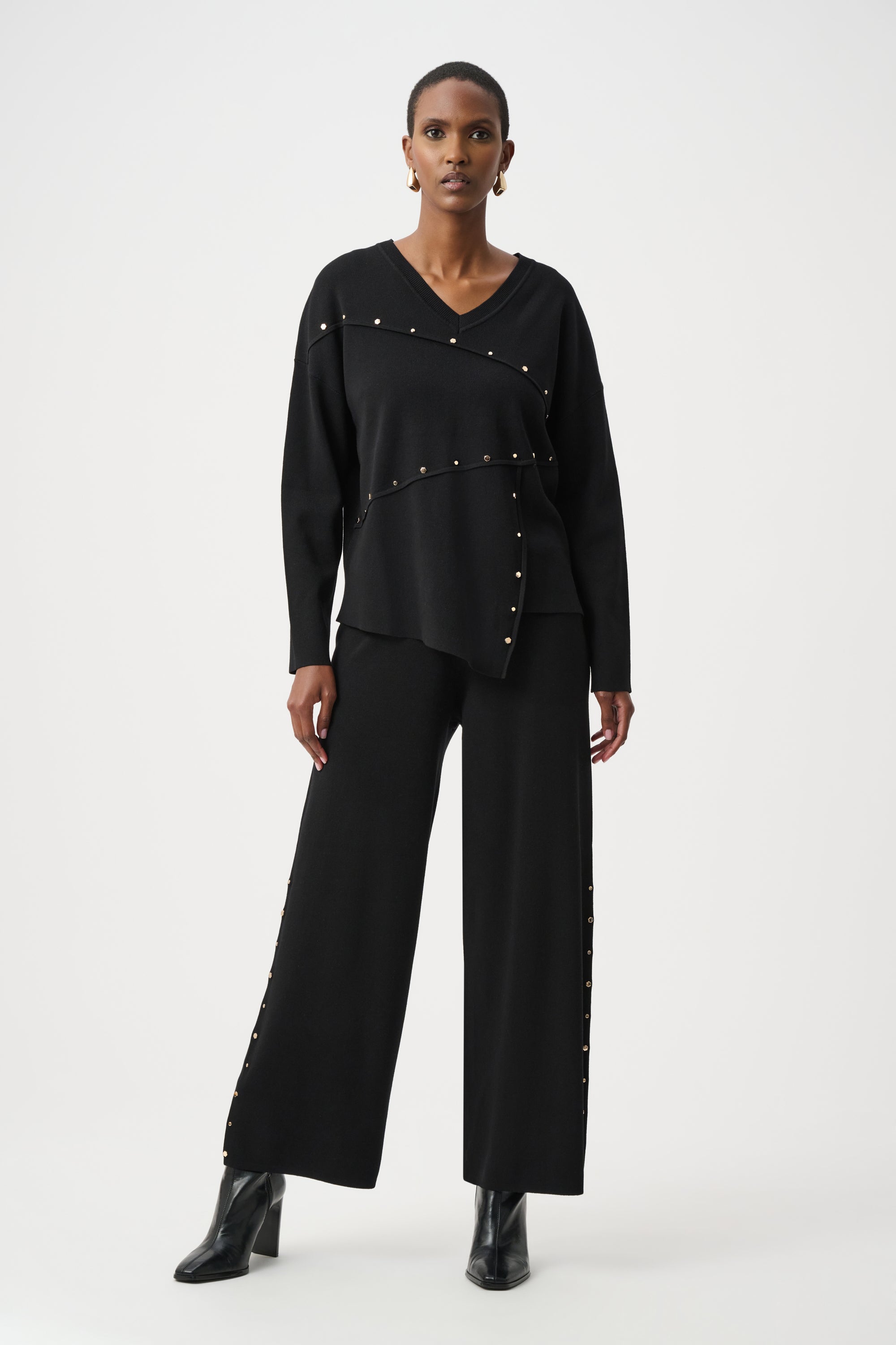 Wide Leg Knit Pant