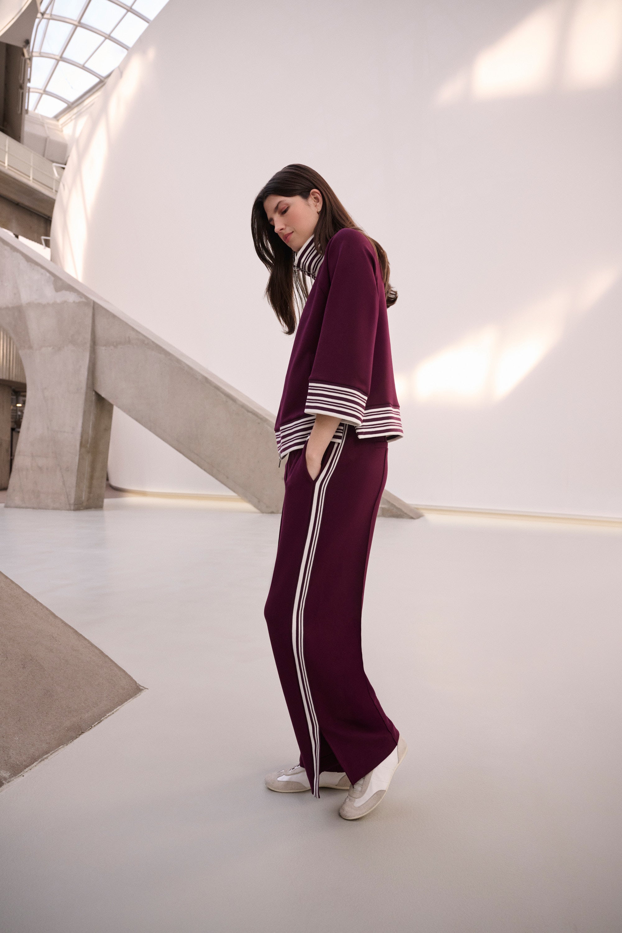 Scuba Knit Straight Leg Pant