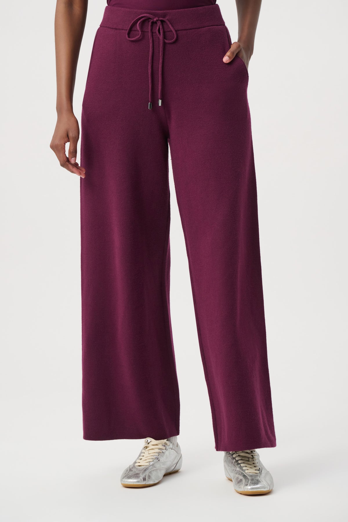 Wide Leg Knit Pant