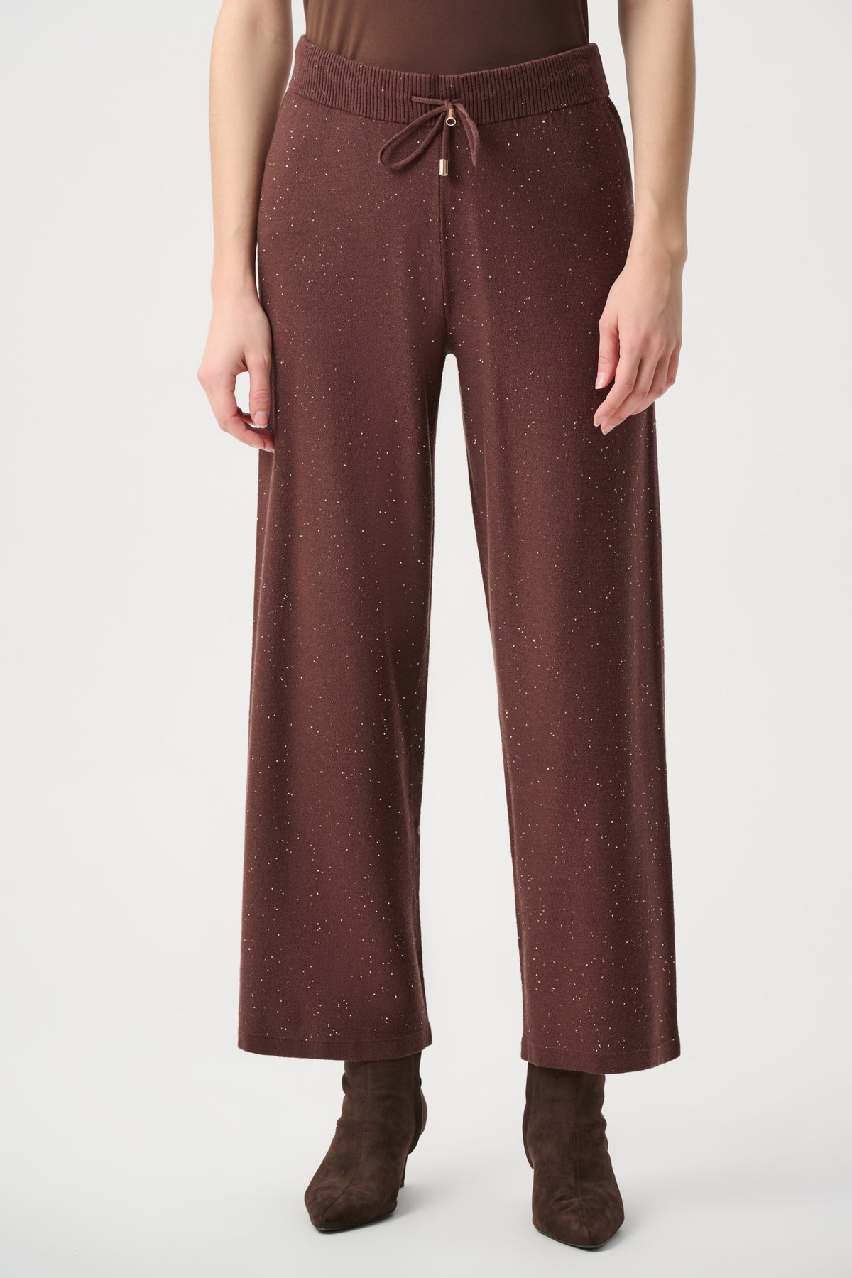 Crop Sequin Knit Pant