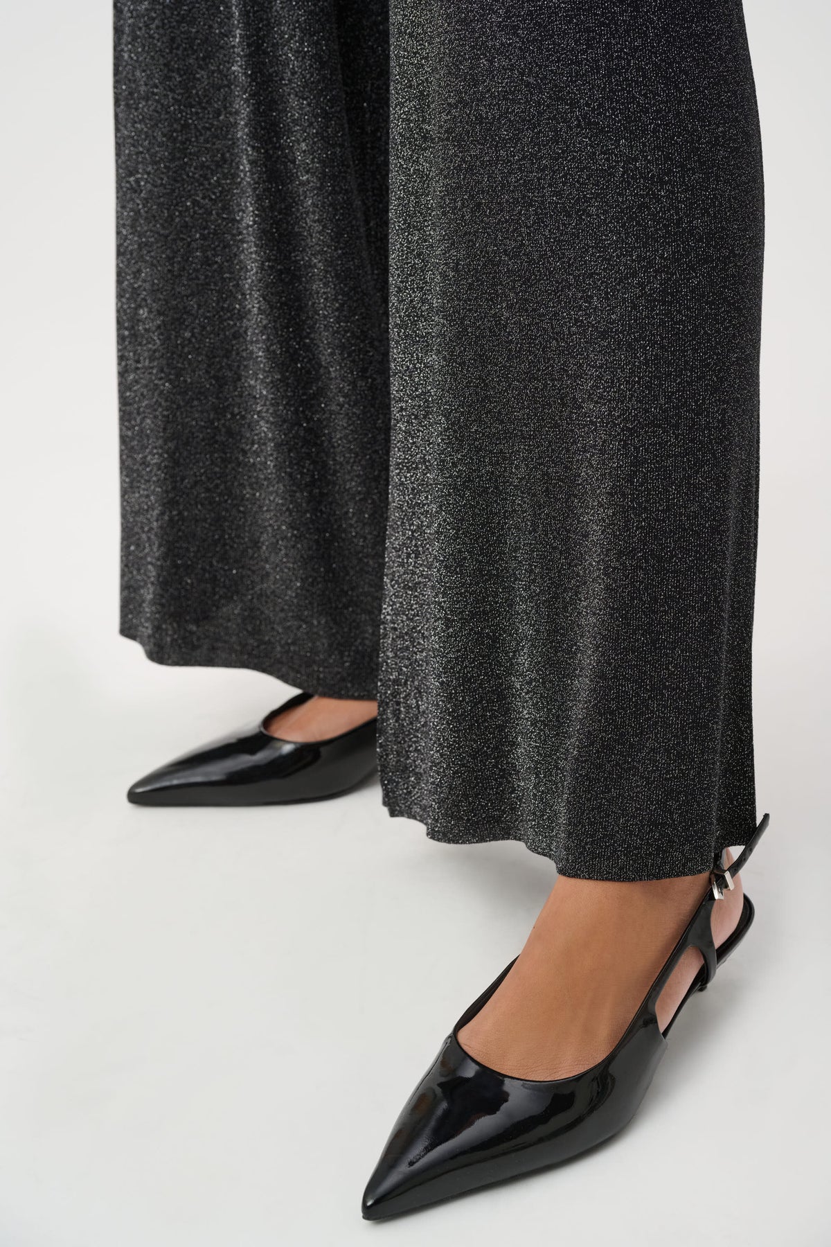 Wide Leg Lurex Pant