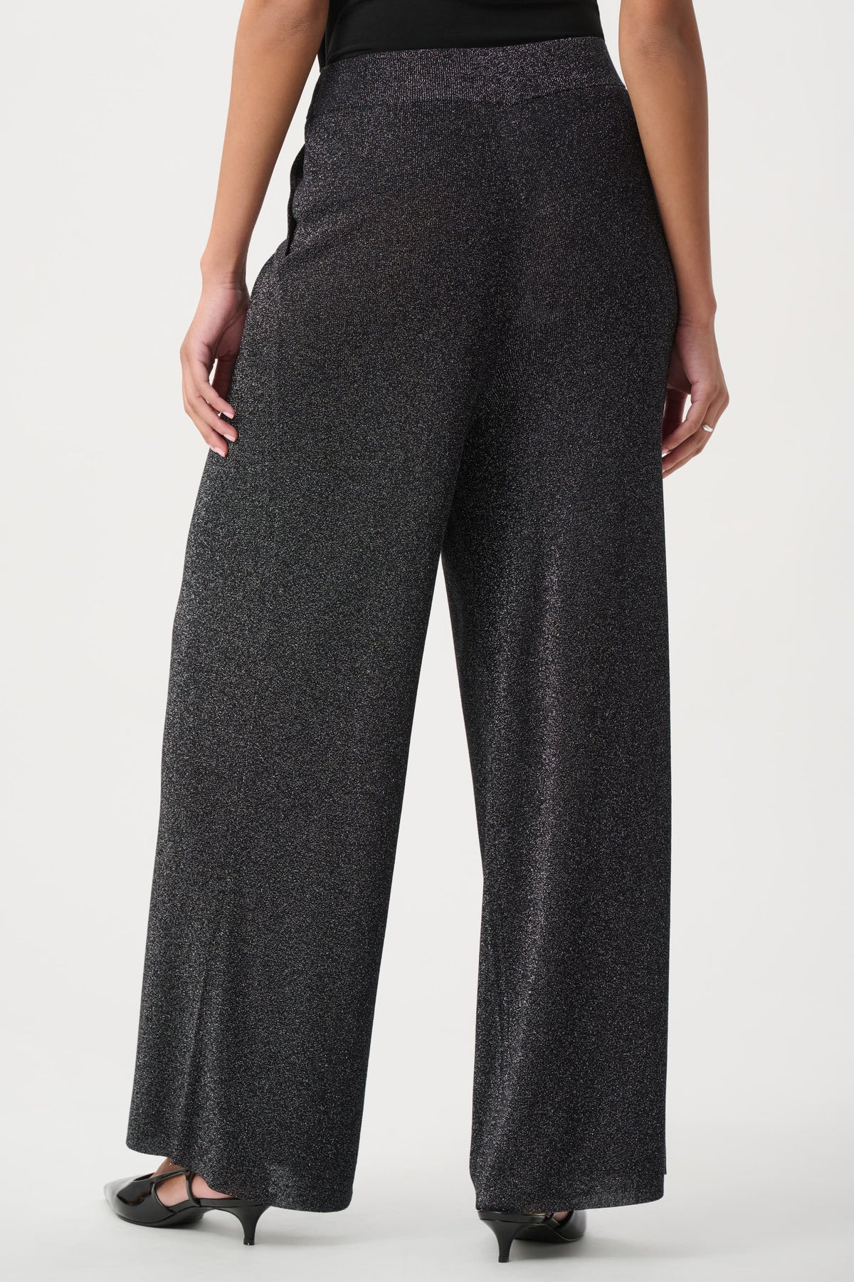 Wide Leg Lurex Pant