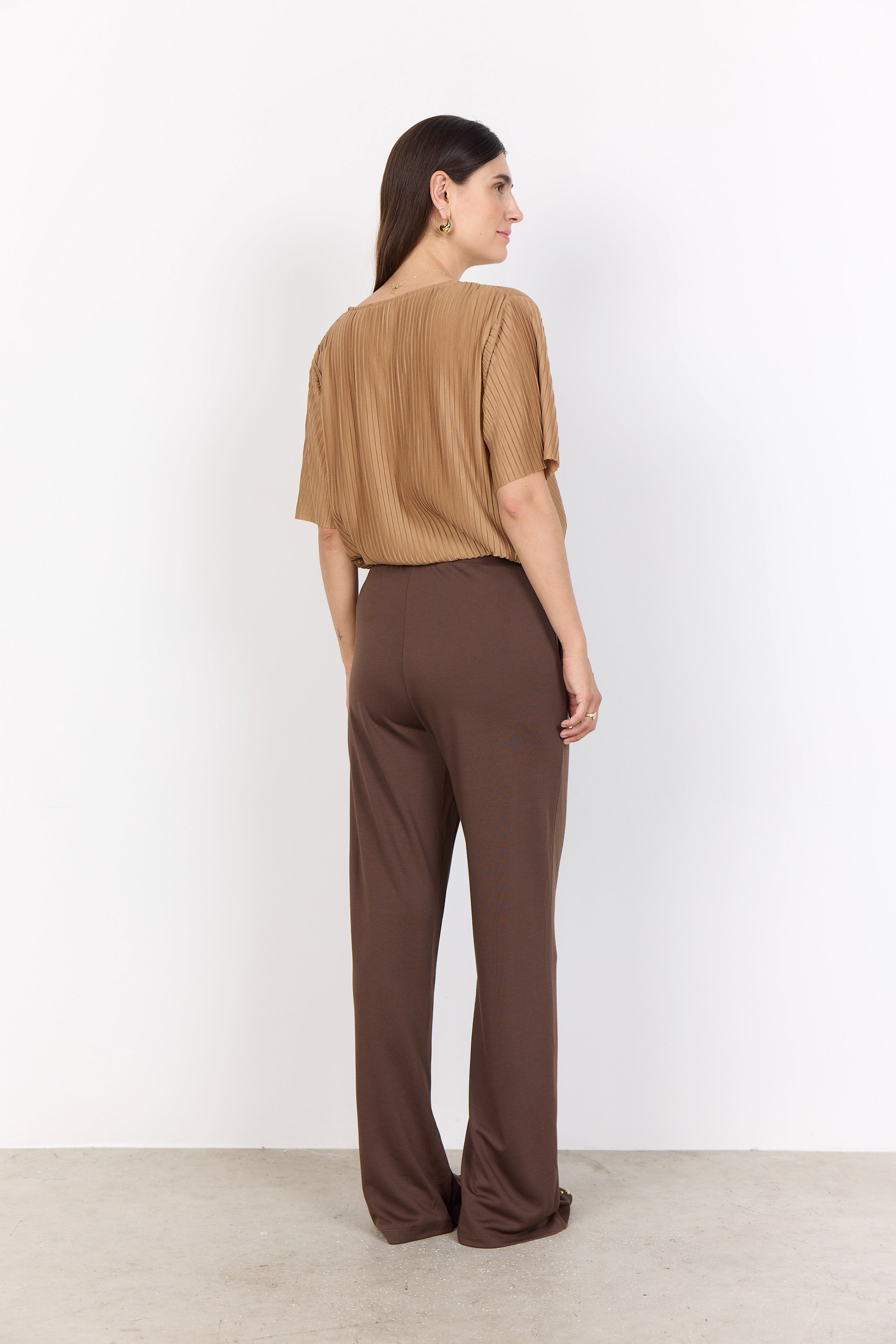 Straight Leg Jersey Pants