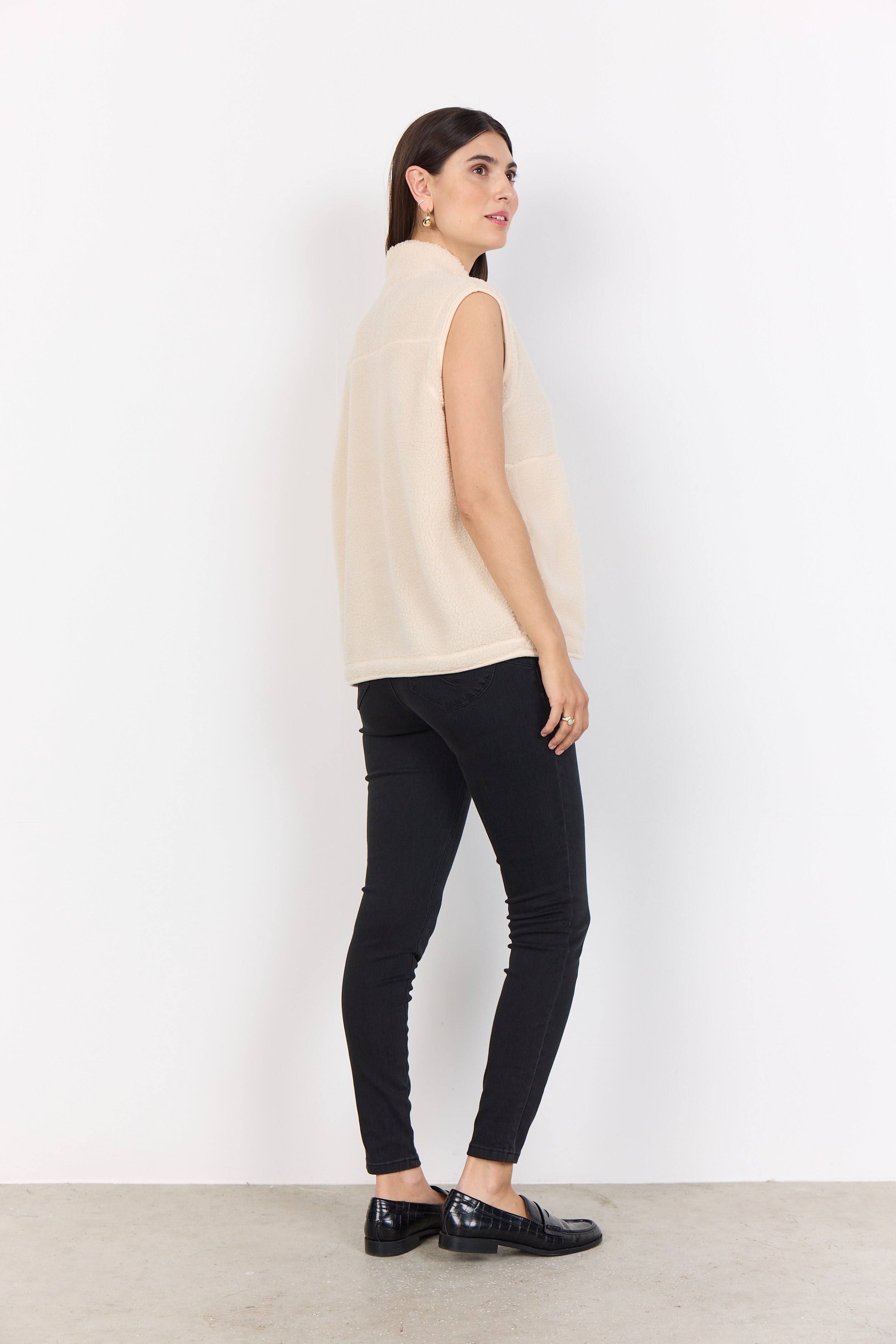 Sherpa Zip Front Vest