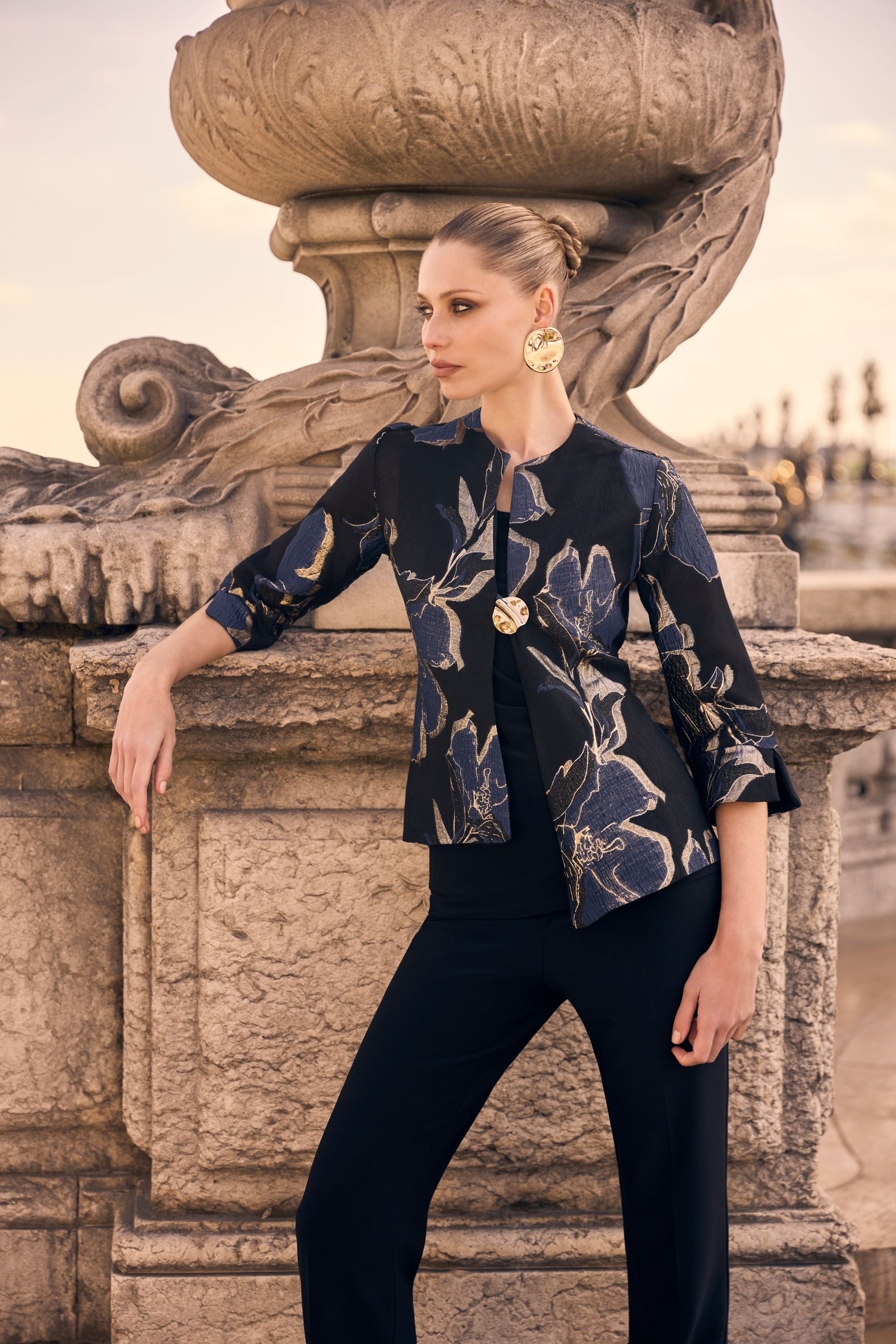 Floral Foil Jacket