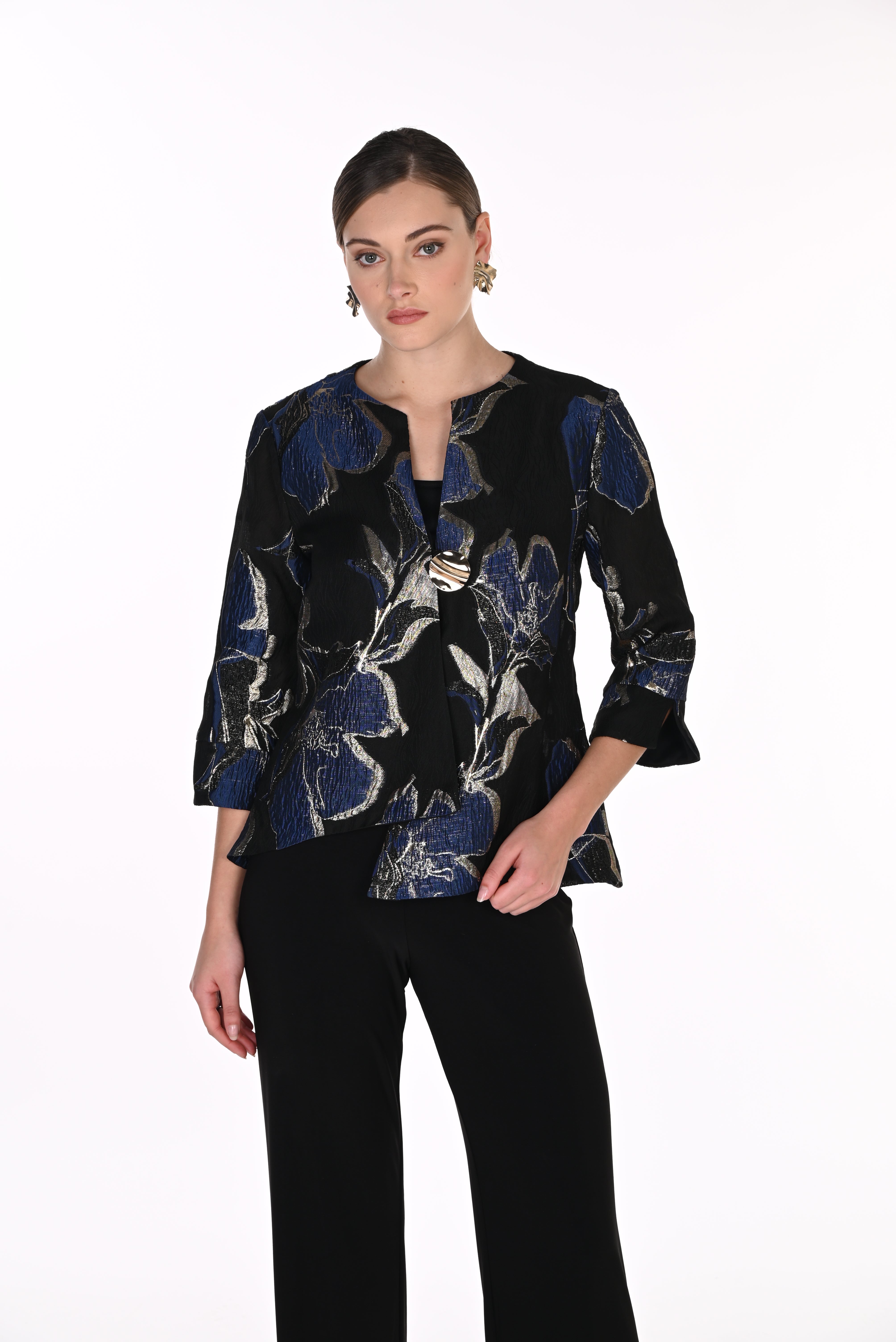 Floral Foil Jacket