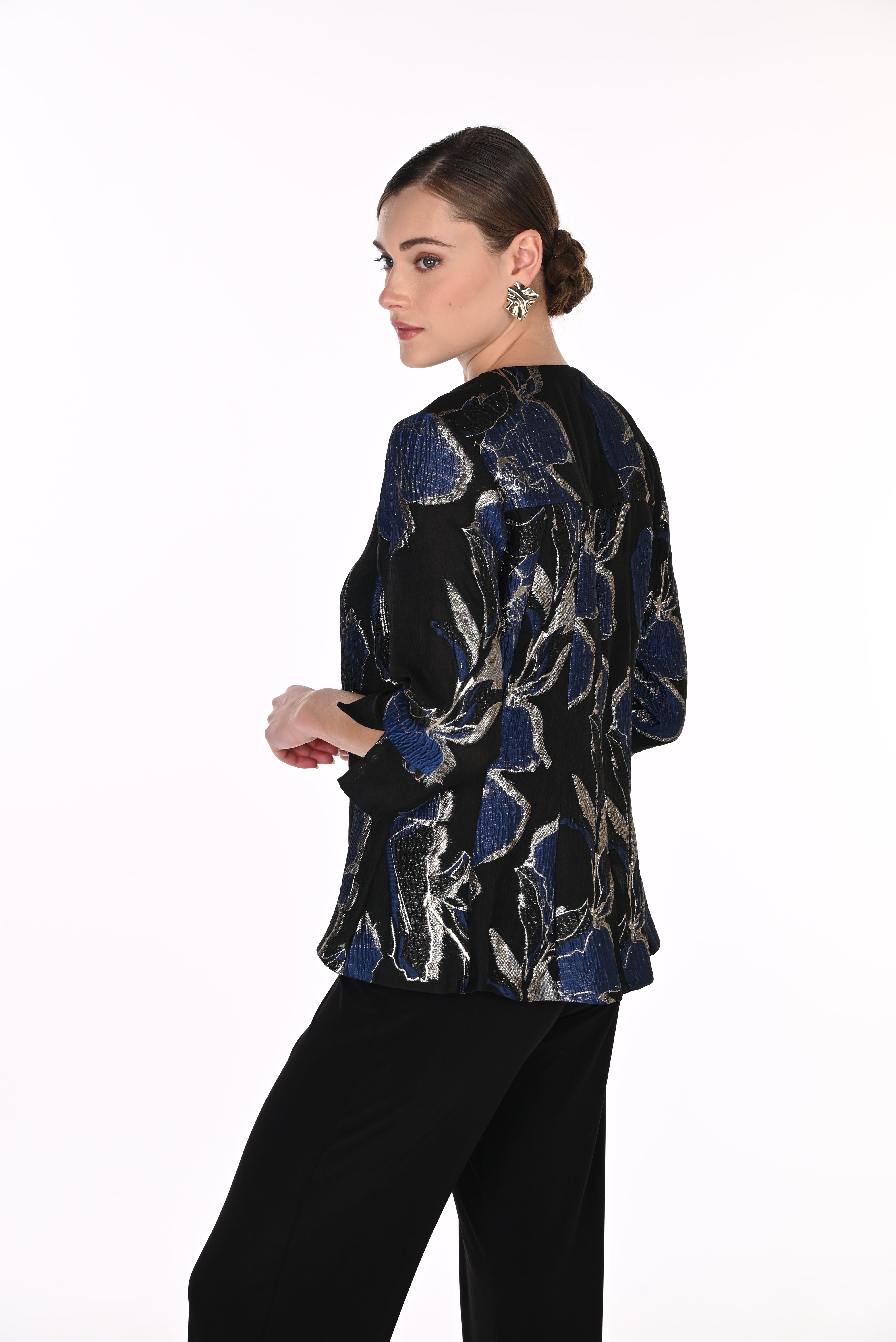 Floral Foil Jacket