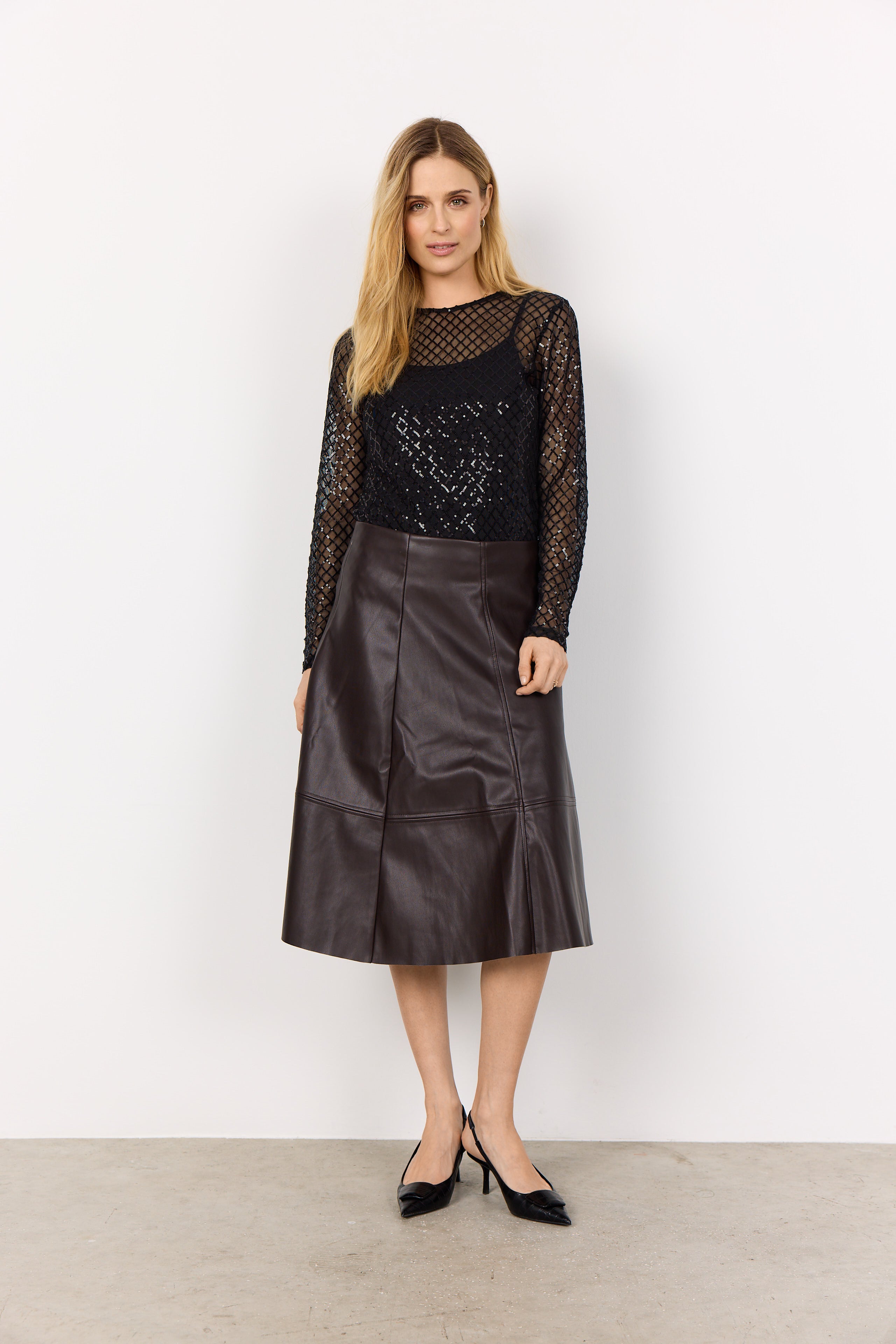 Sequin Mesh Top