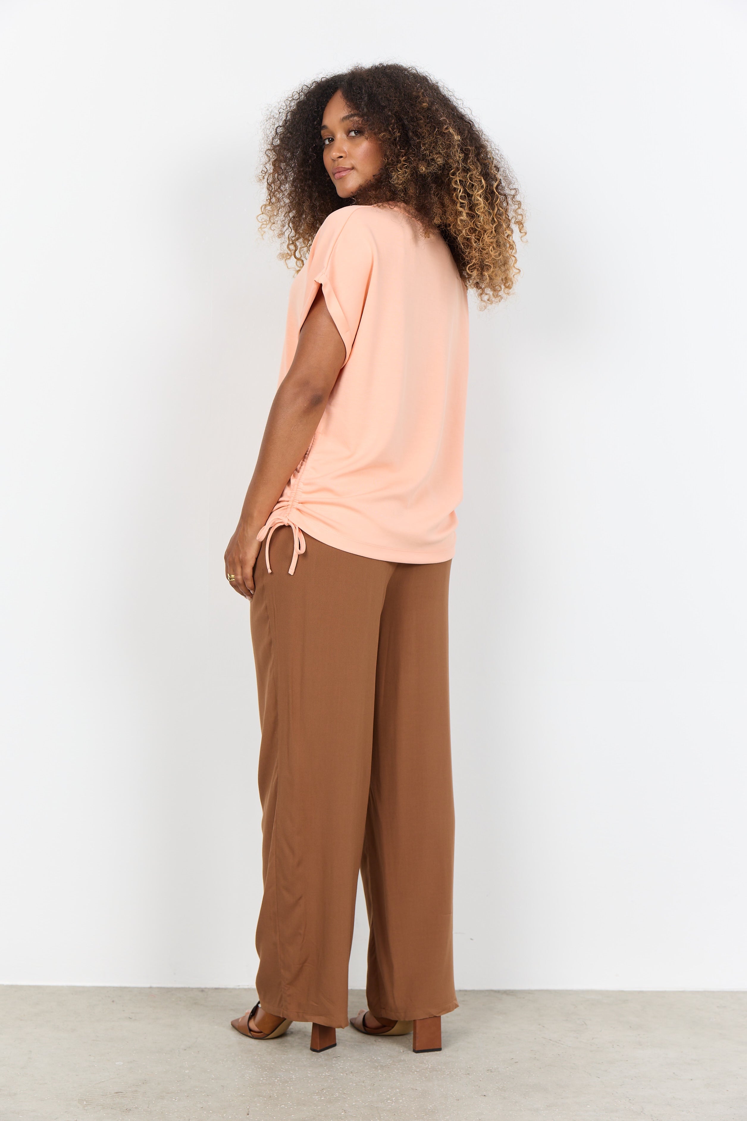 Relax Fit Side Ruch Top