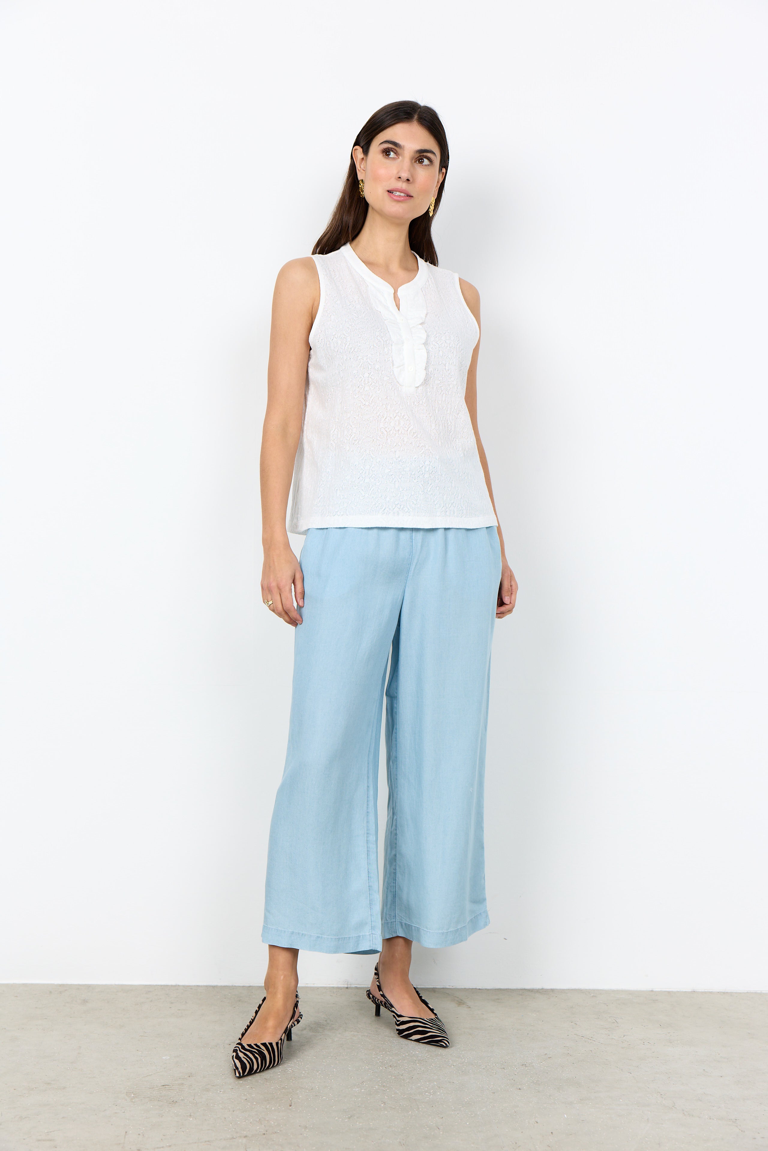 Sleeveless Lace Top