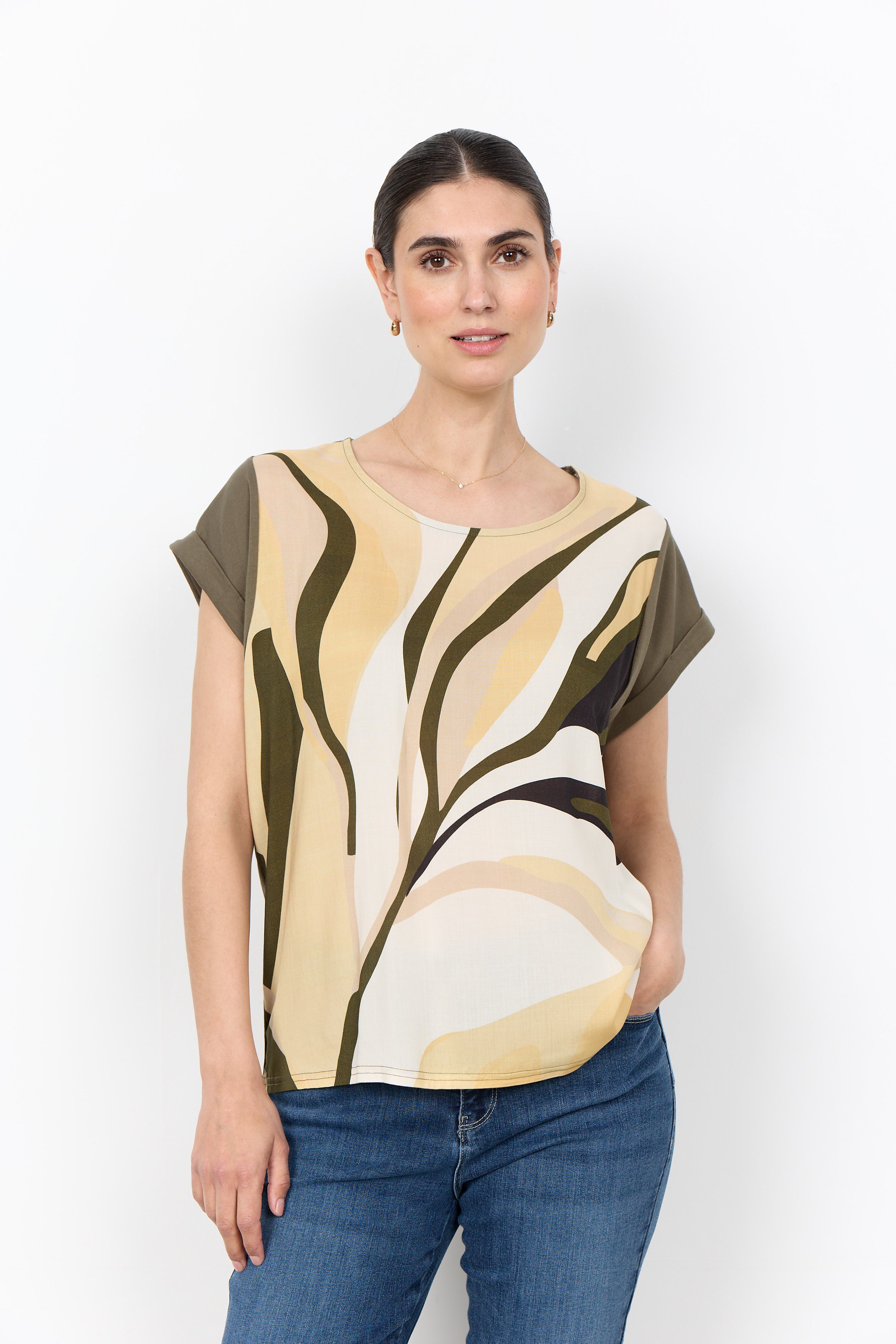 Abstract Print Top