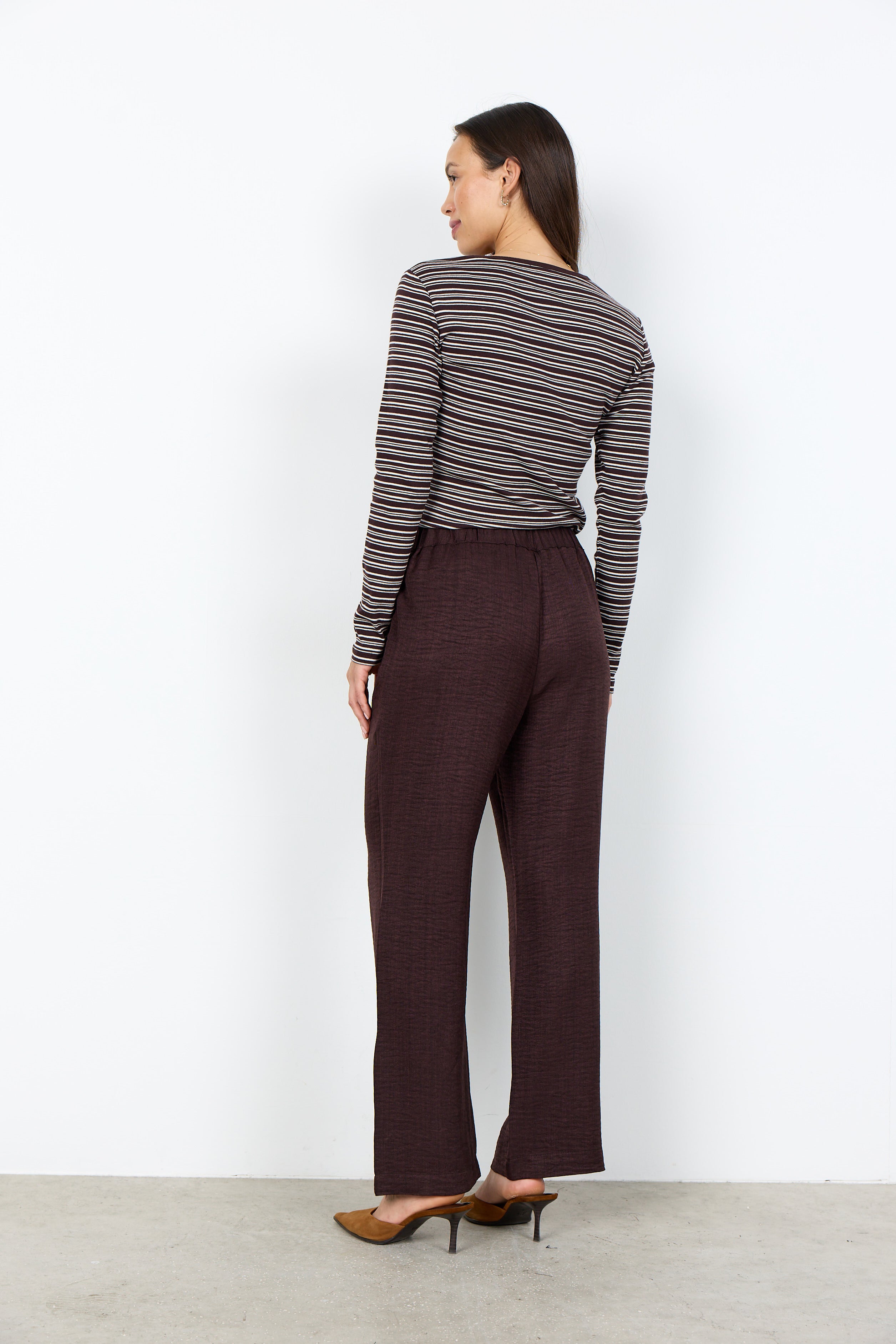 Stripe Cotton Rib Jersey Top