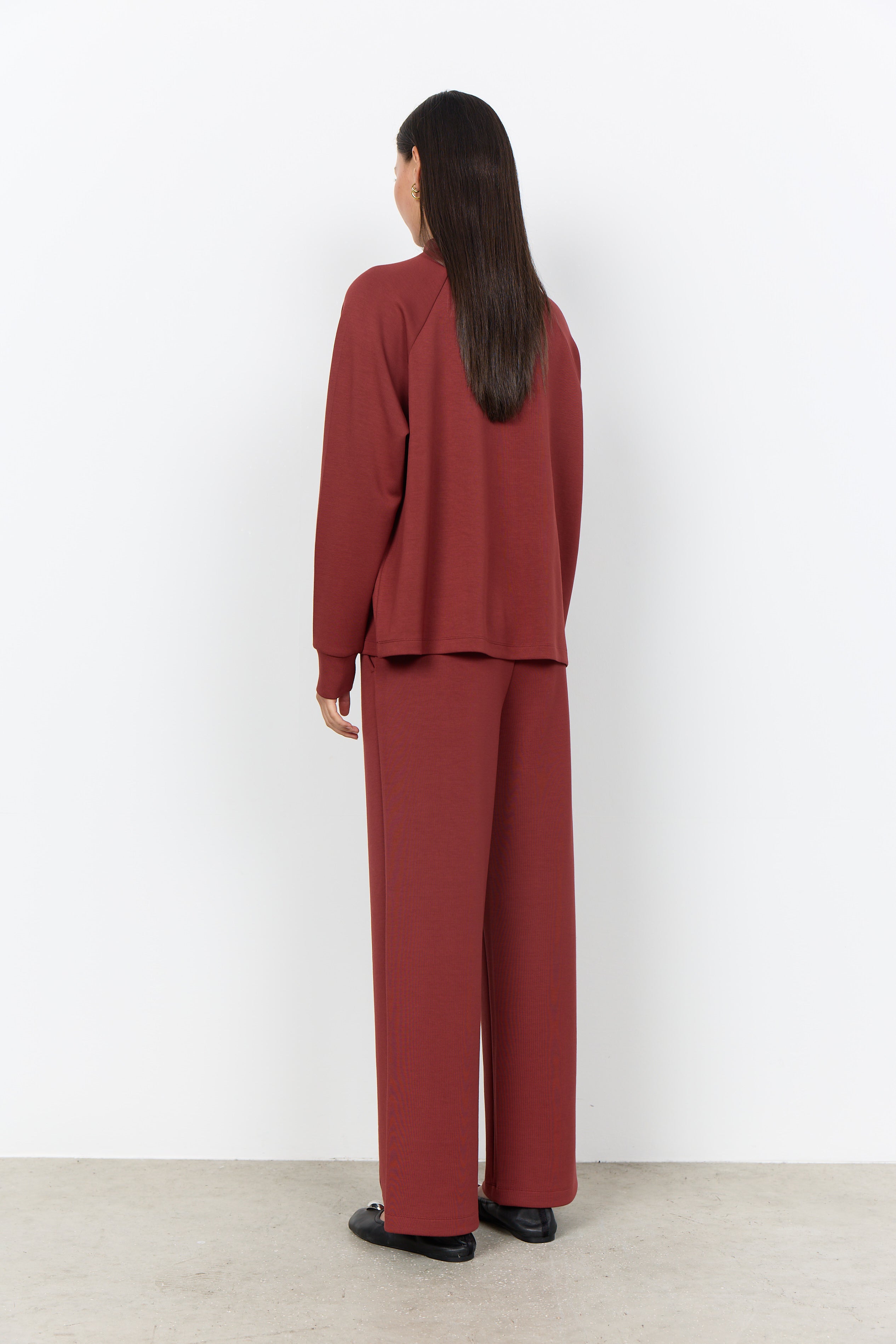 Mock Neck Jersey Top