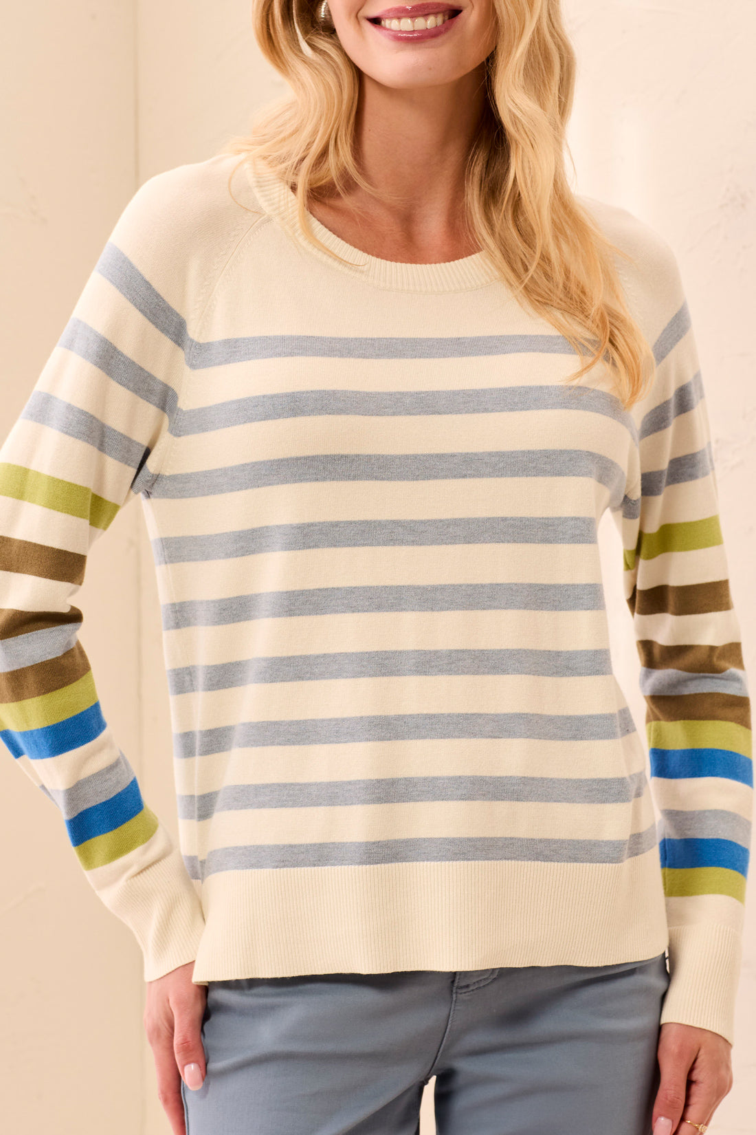 Stripe Long Sleeve Sweater