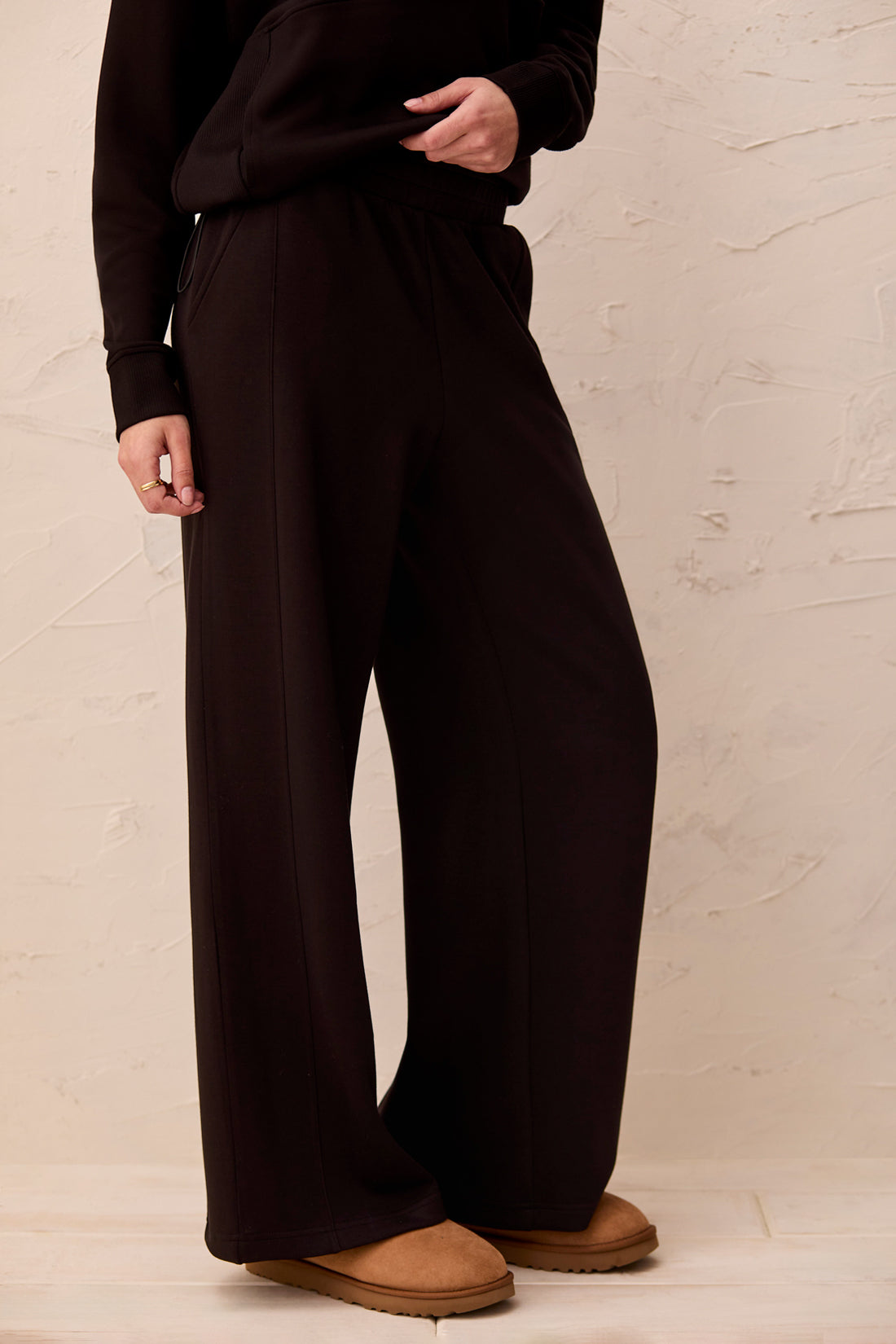 Straight Leg Double Knit Pant
