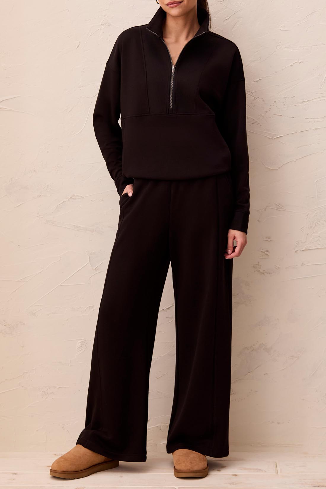 Straight Leg Double Knit Pant