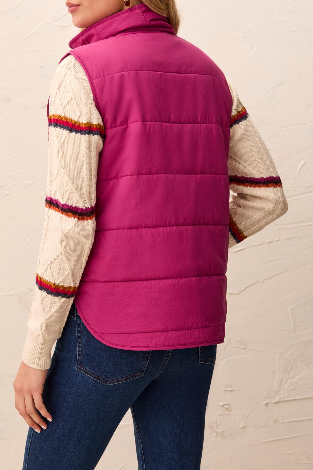 Zip Front Packable Vest