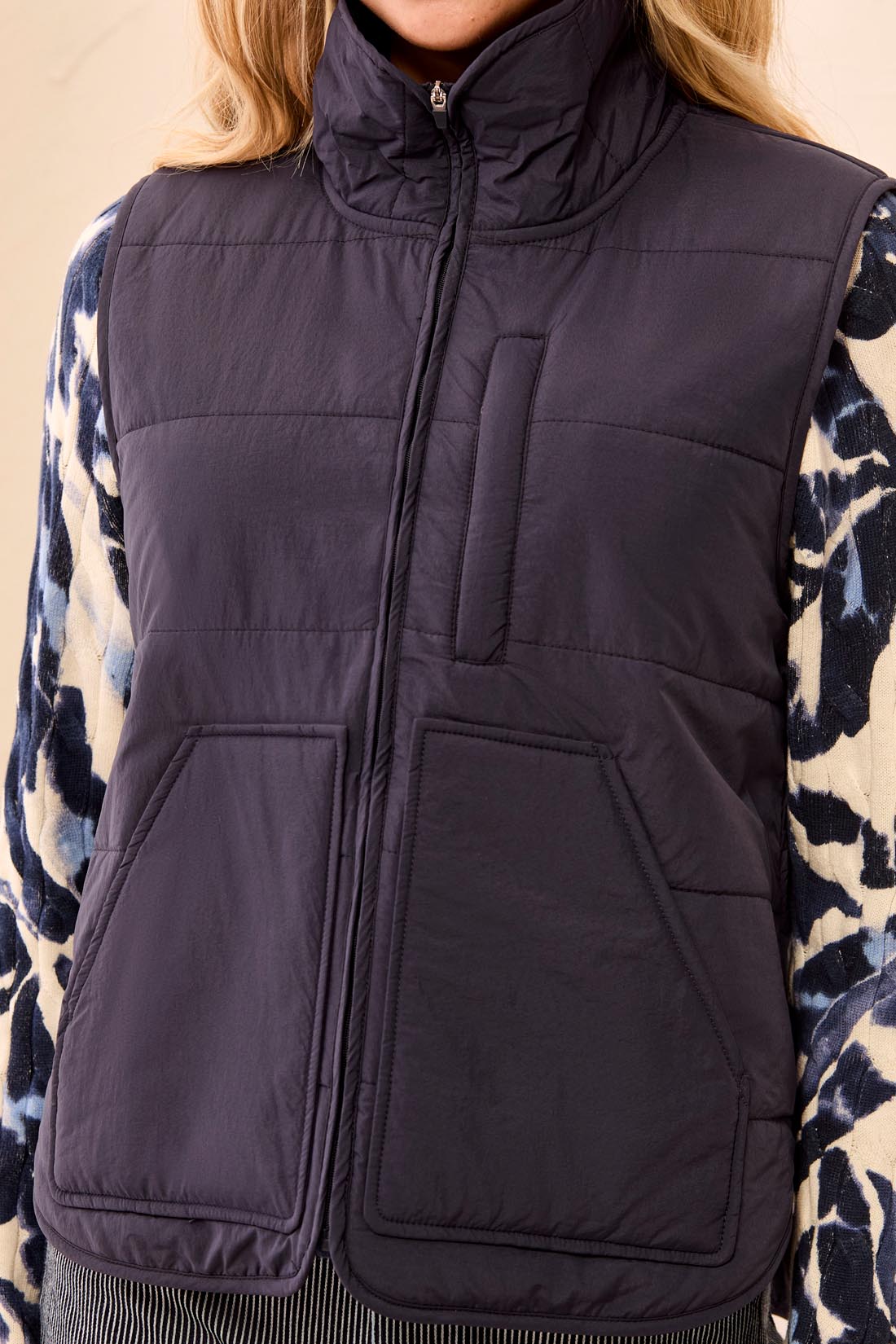 Zip Front Packable Vest