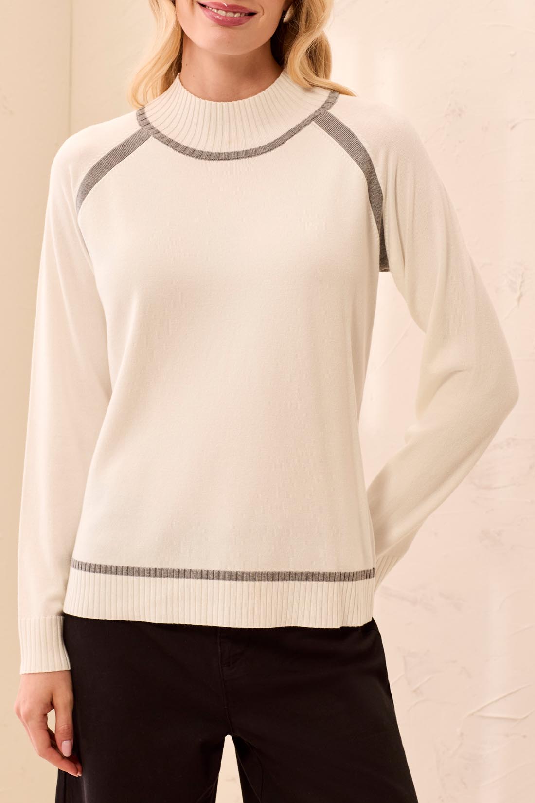 Mock Neck Sweater