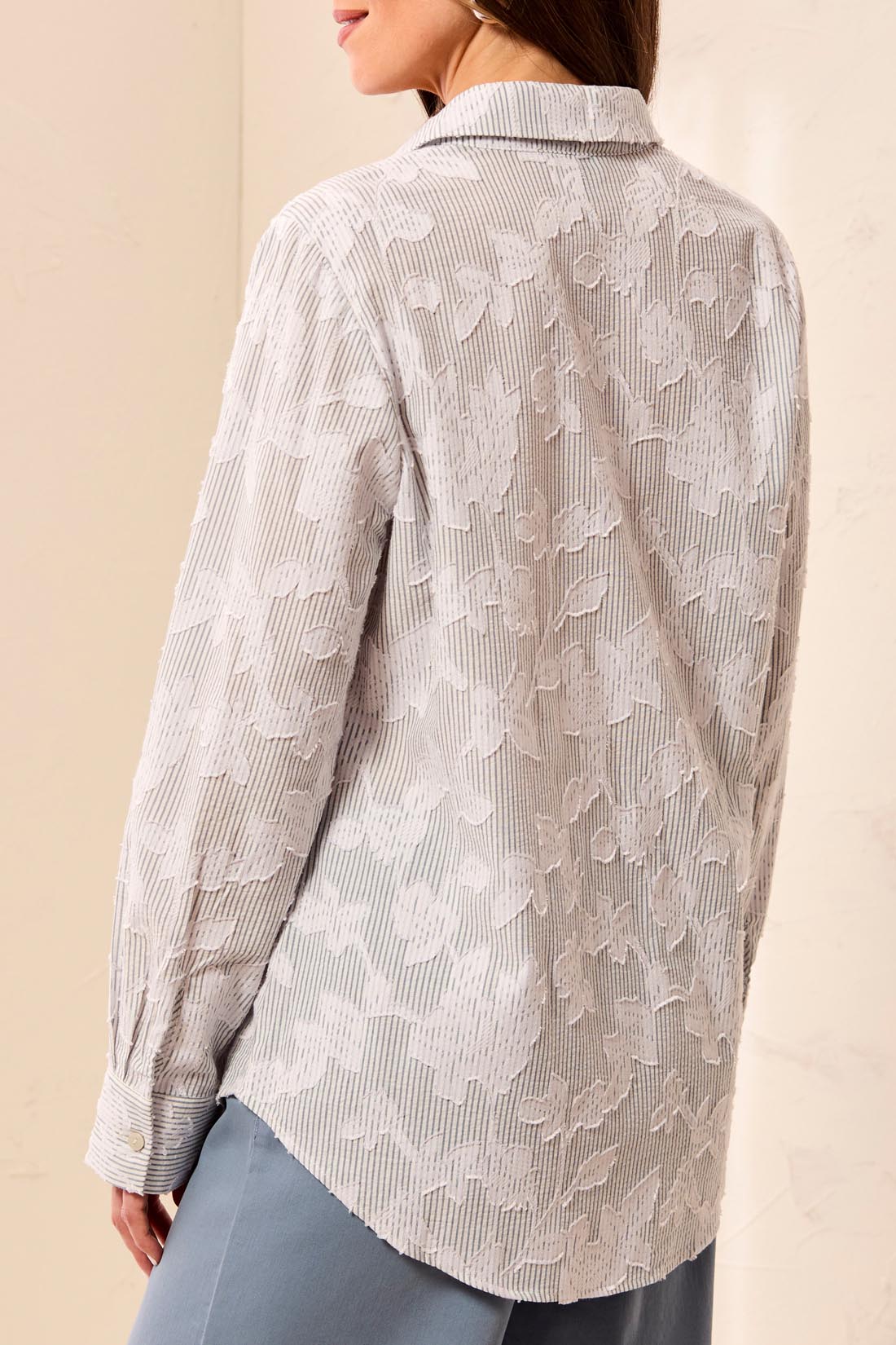 Stripe & Floral Shirt