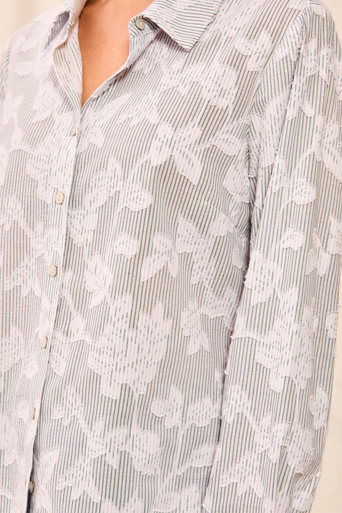 Stripe & Floral Shirt