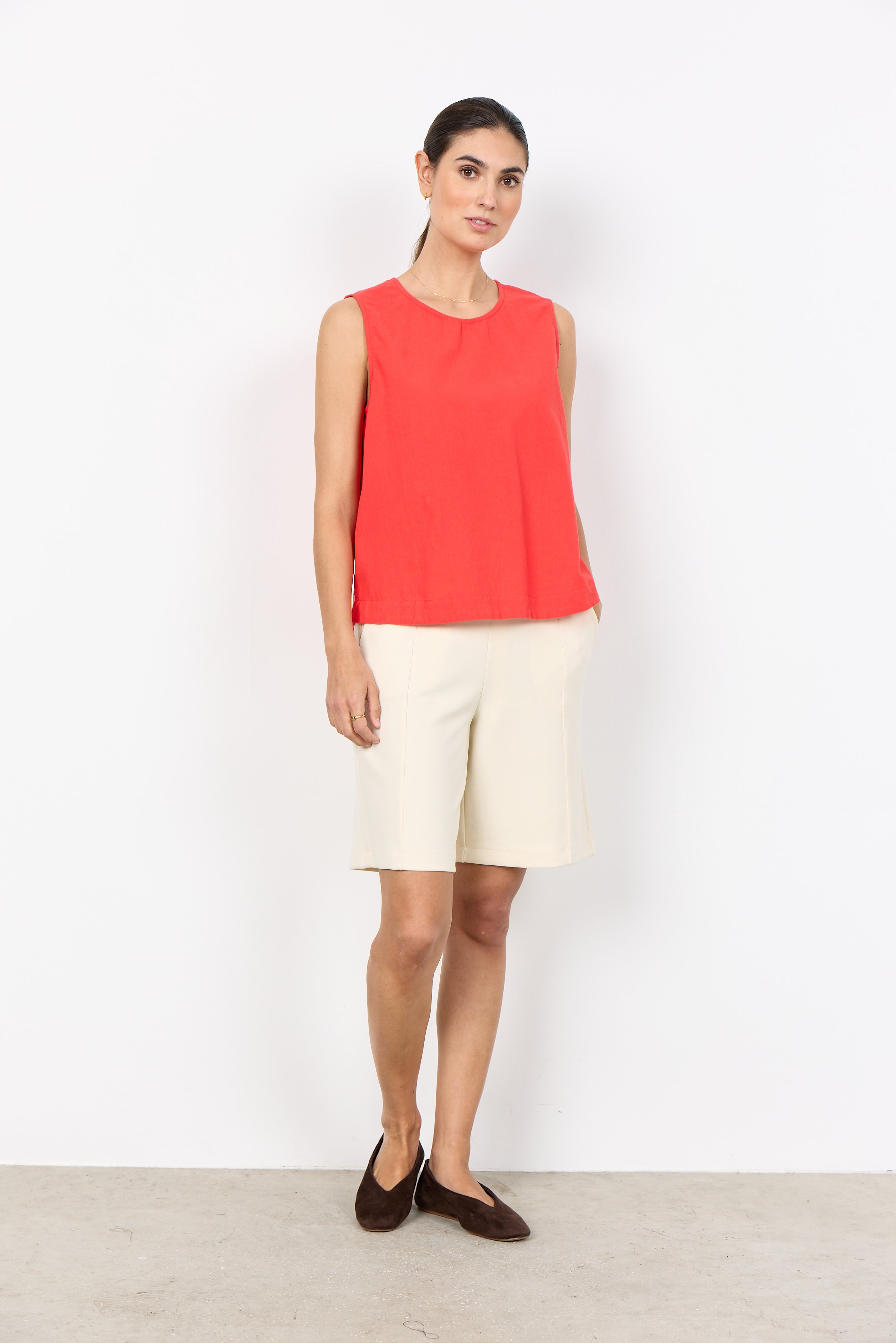 Sleeveless Cotton Top