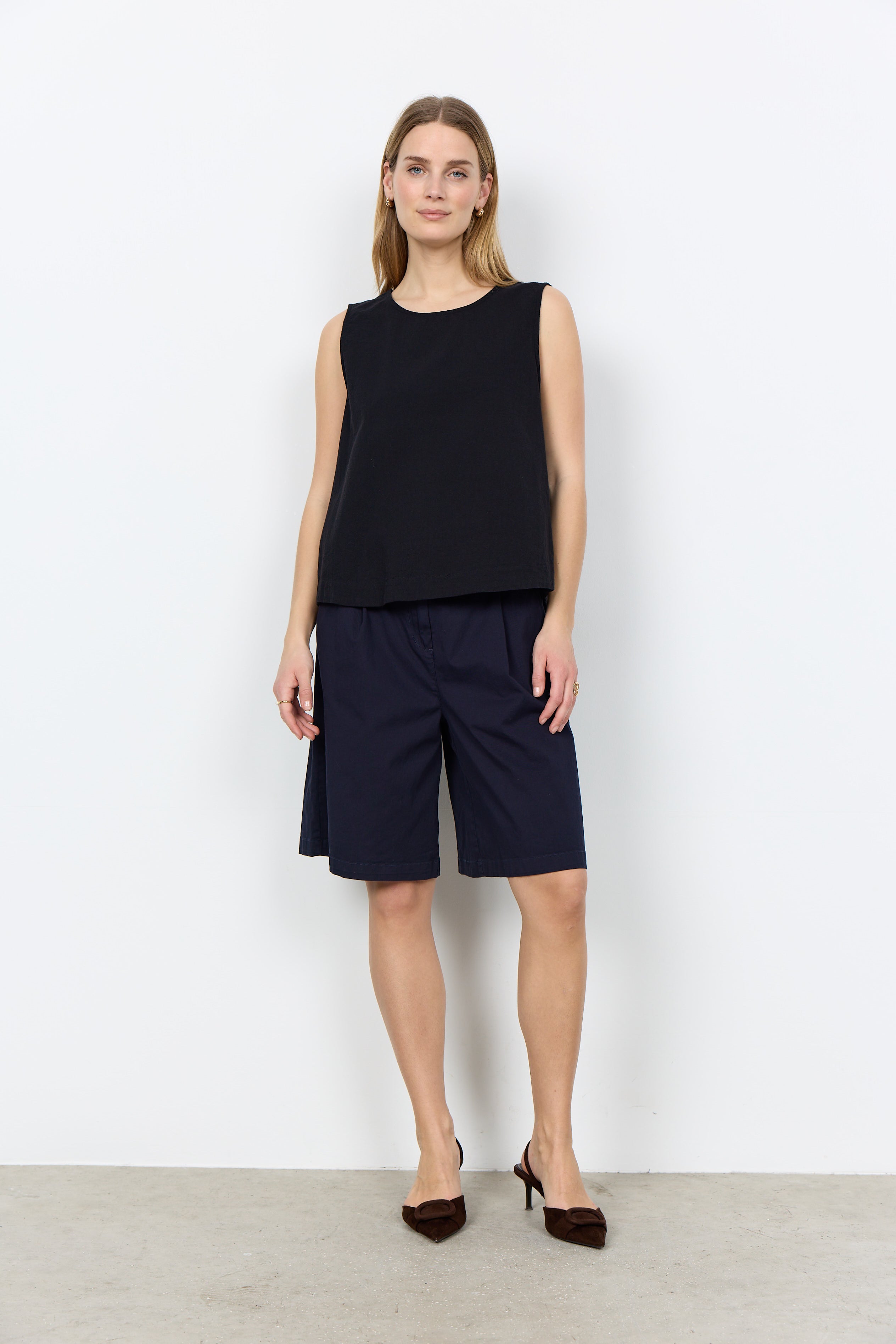 Sleeveless Cotton Top