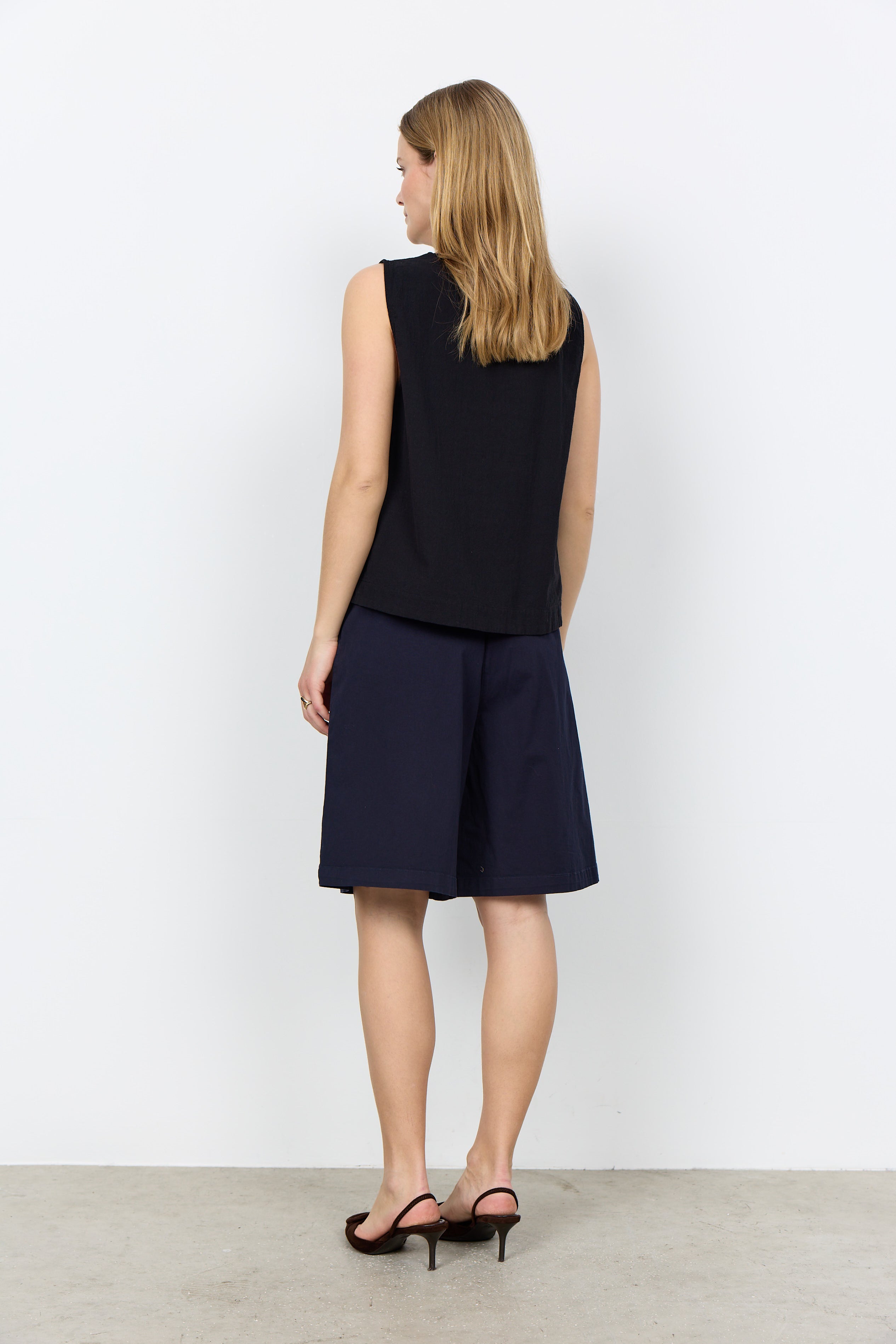 Sleeveless Cotton Top