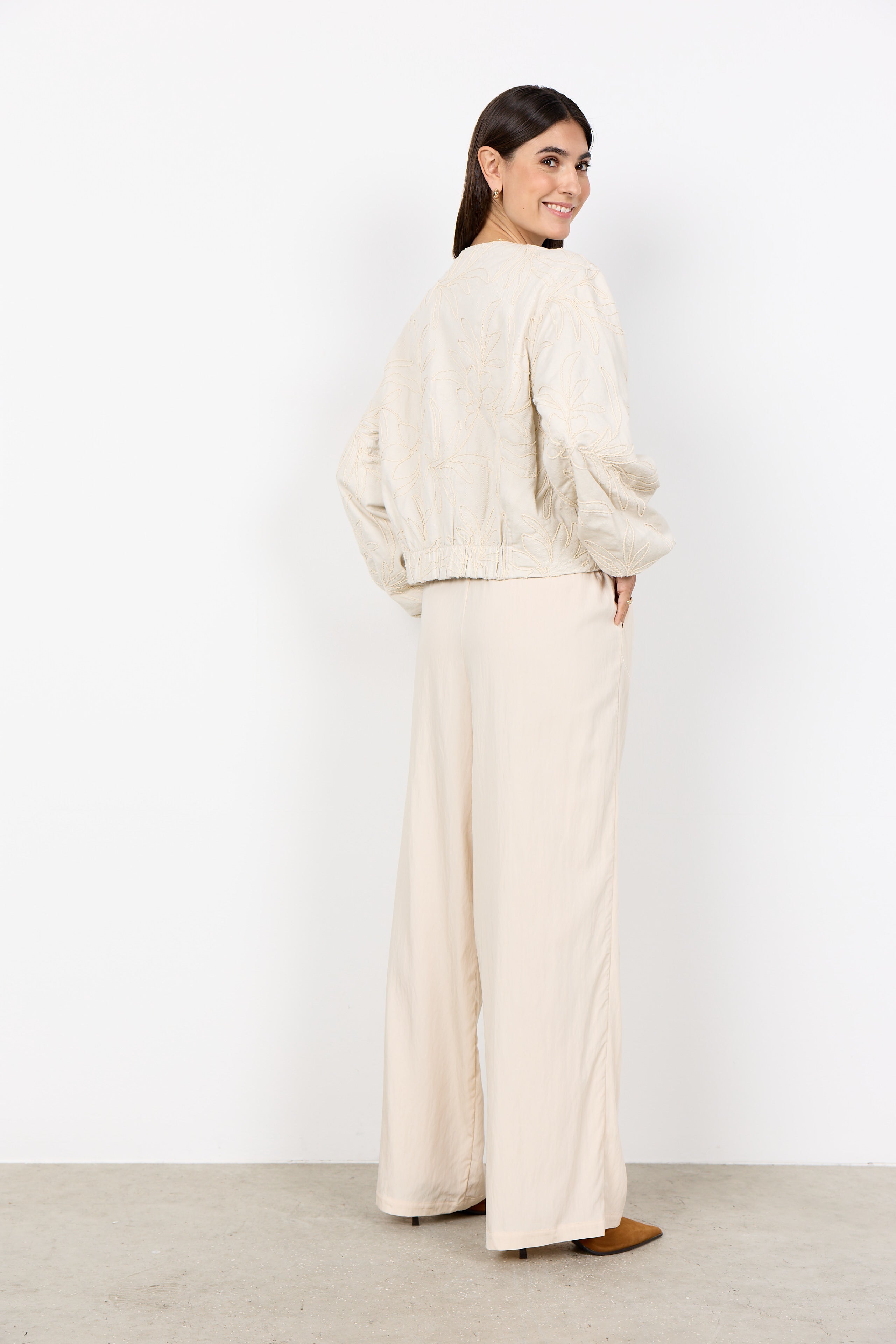 Floral Soutache Cotton Jacket