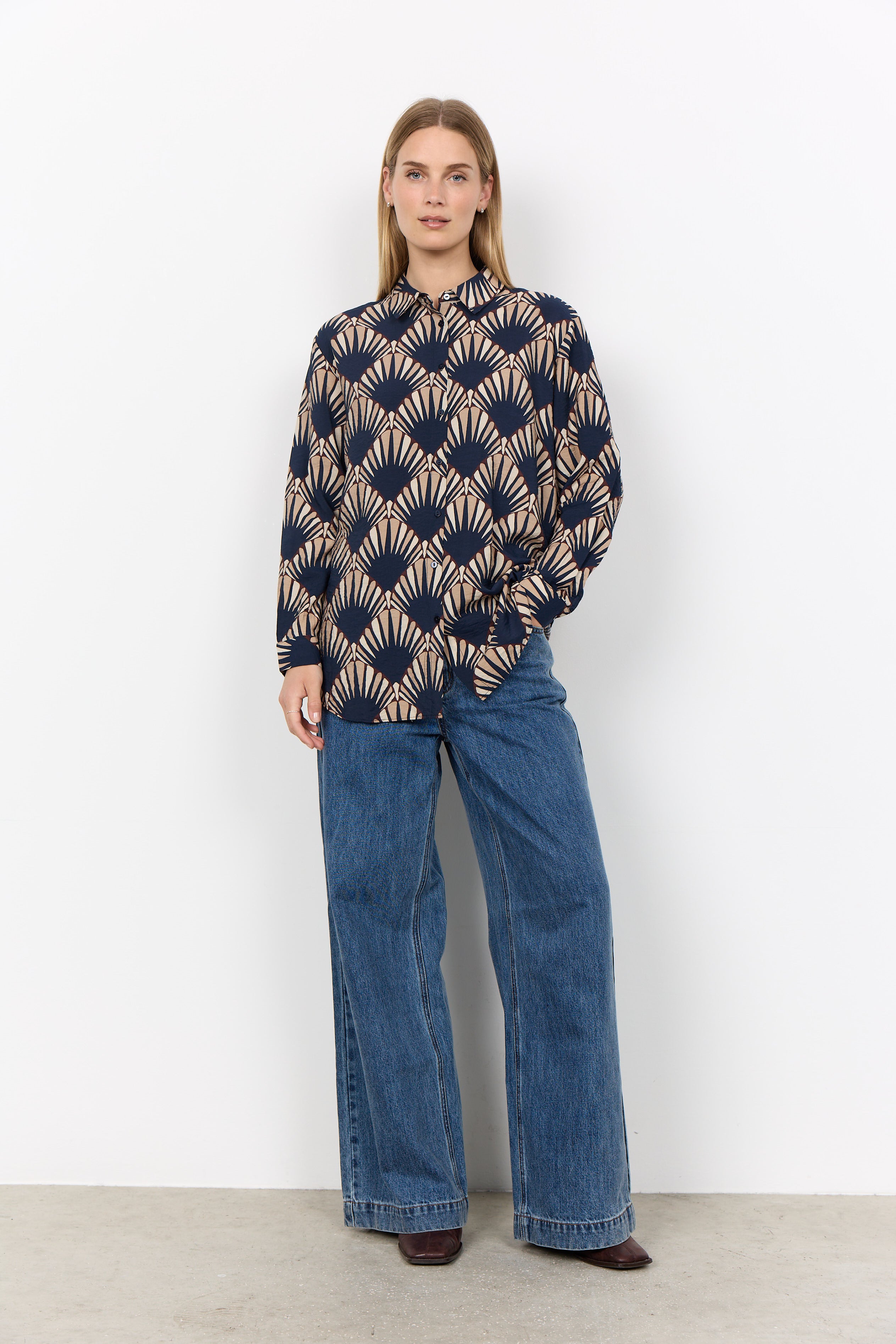 Geometric Print Shirt