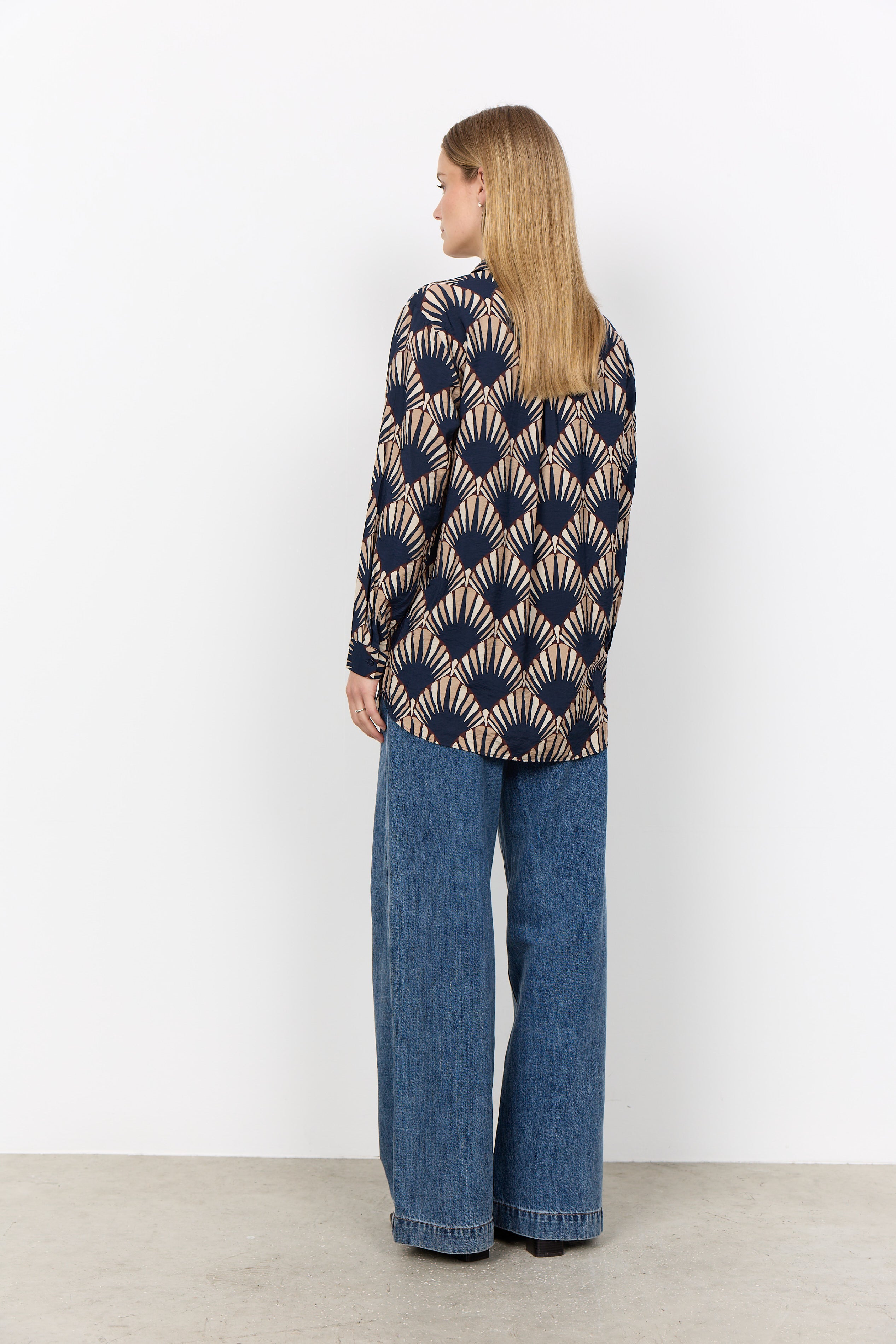Geometric Print Shirt