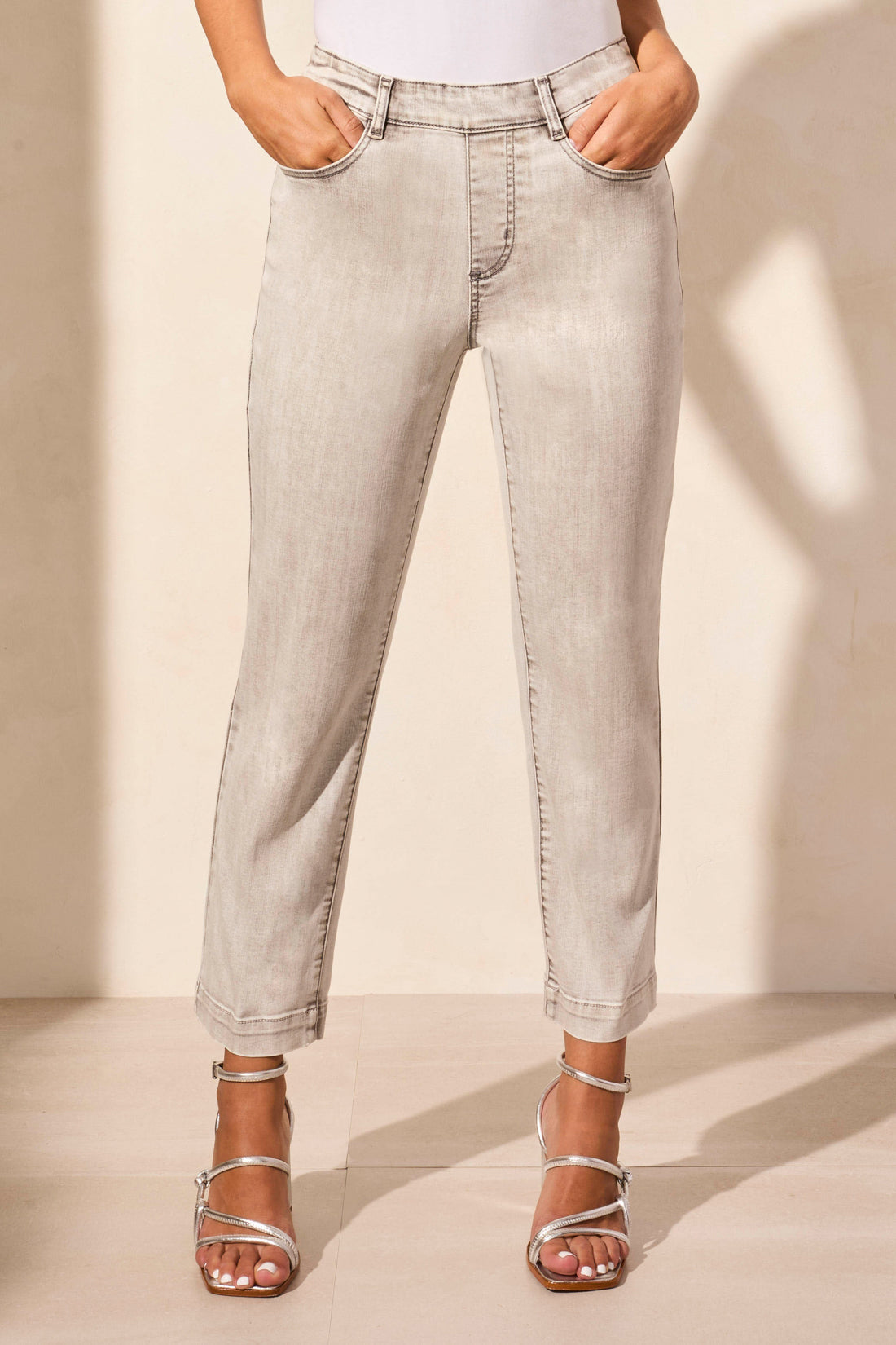 Crop Pullon Jeans