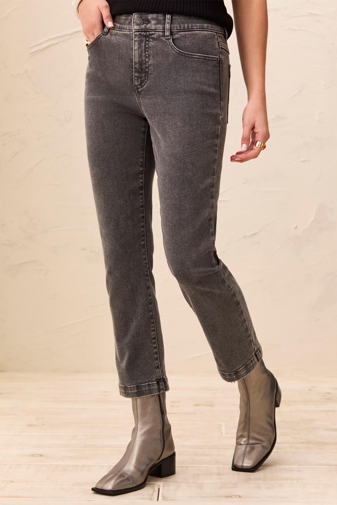 Slim Leg Boundless Stretch Ankle Jeans