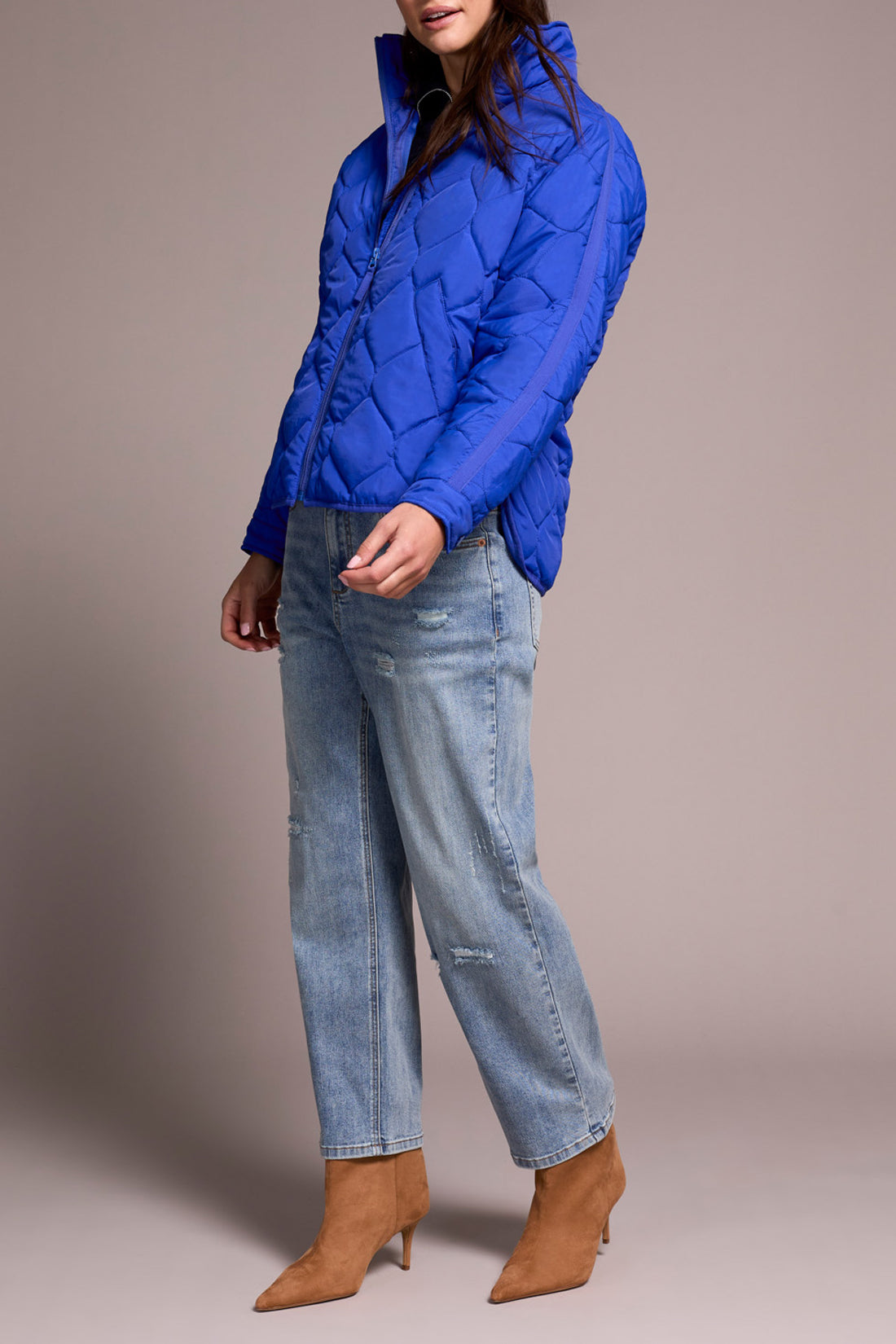 Puffer Zip Front Jacket