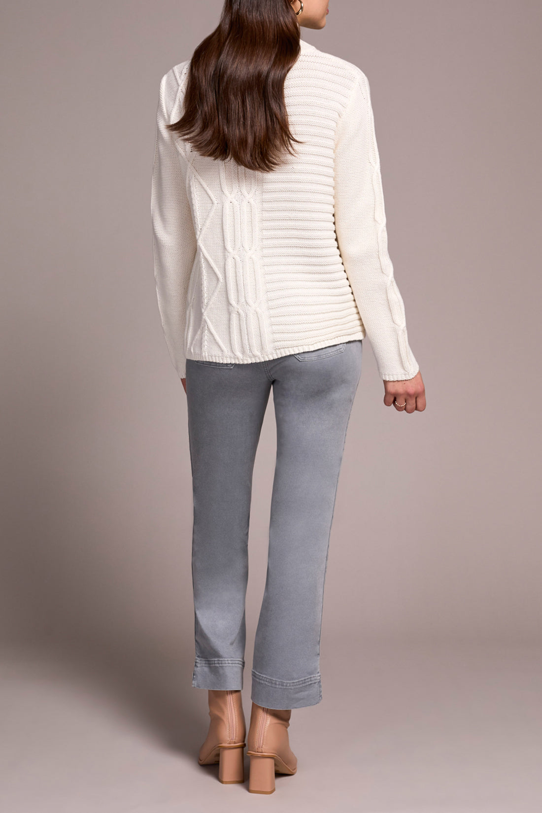 Turtle Neck Cable Pullover