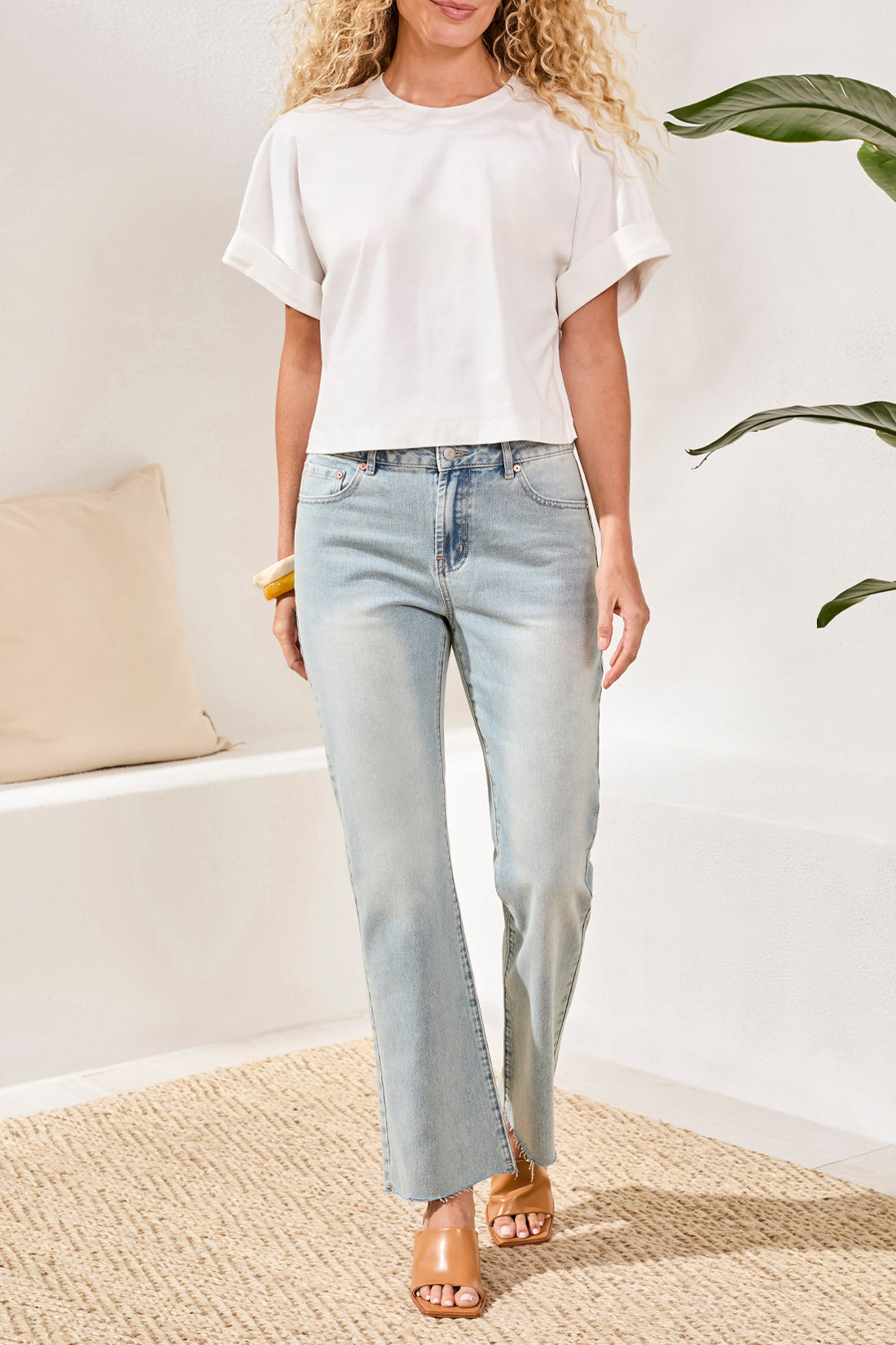 Crop Cotton T-shirt
