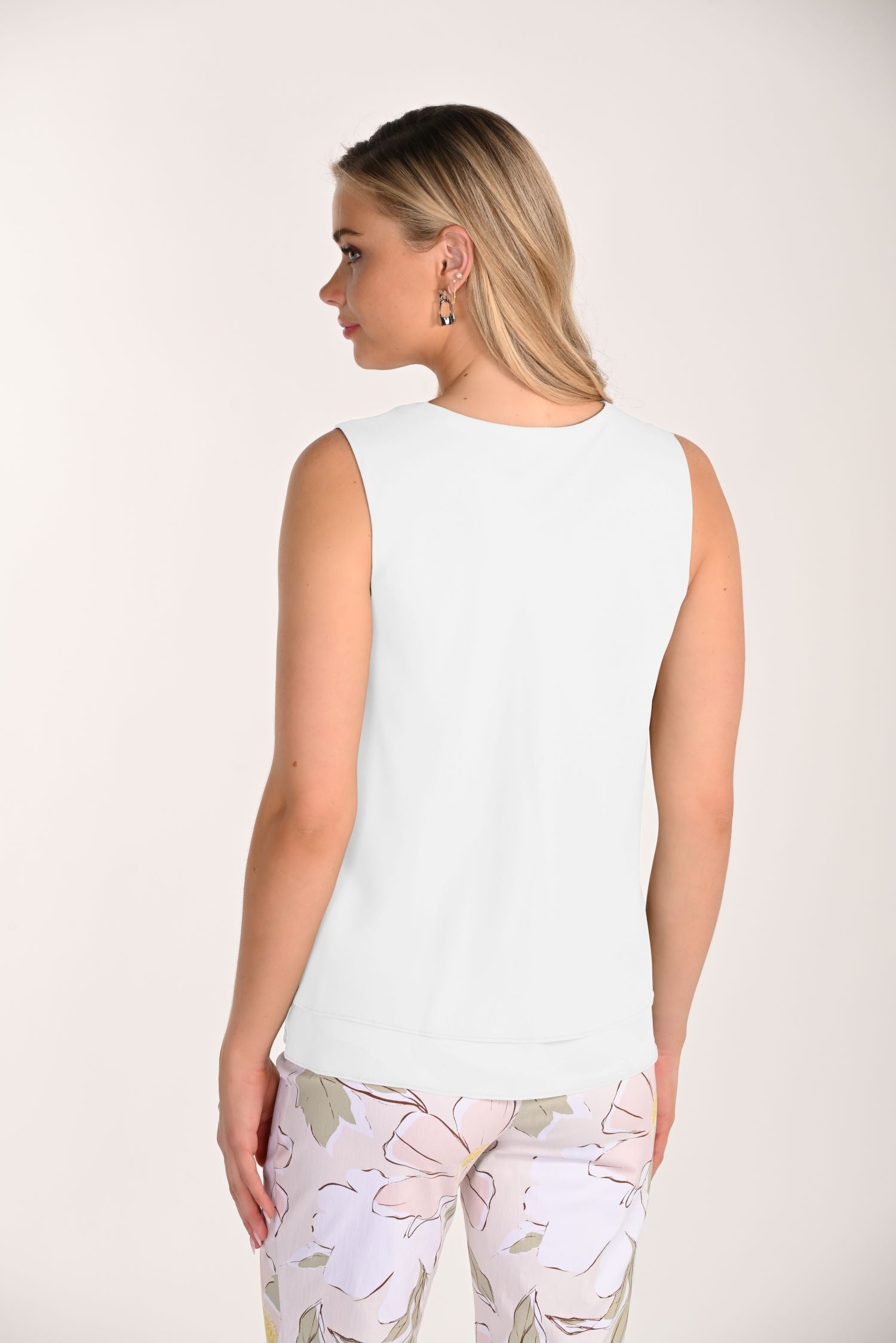 Tiered Sleeveless Top