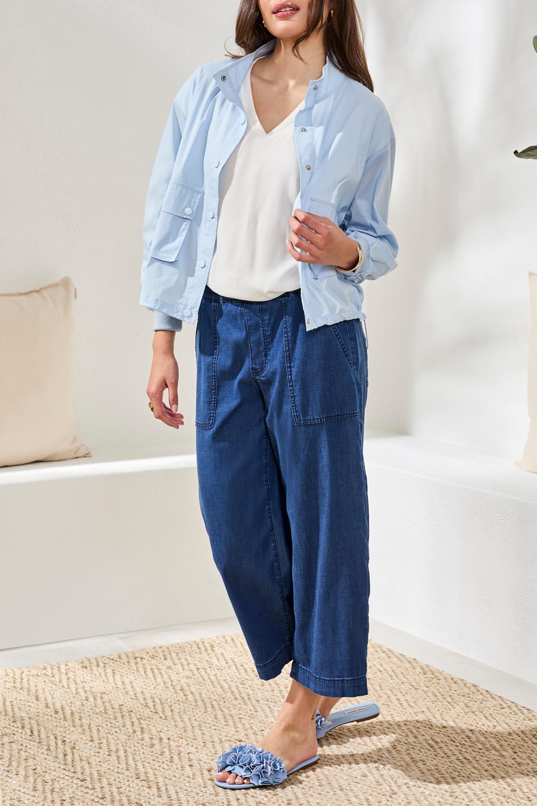 Snap Front Cotton Jacket